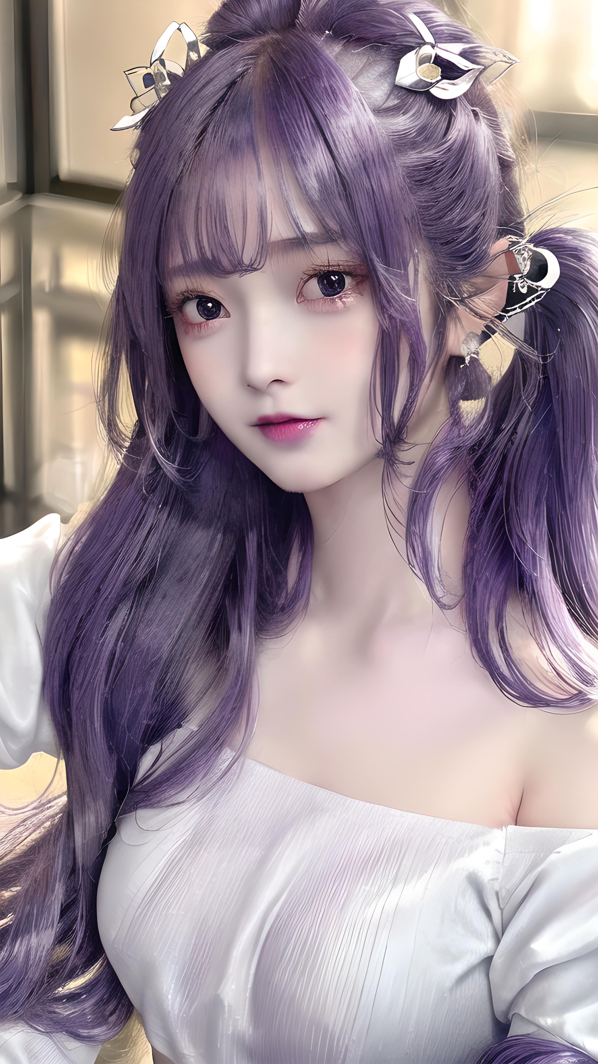 紫发姑娘