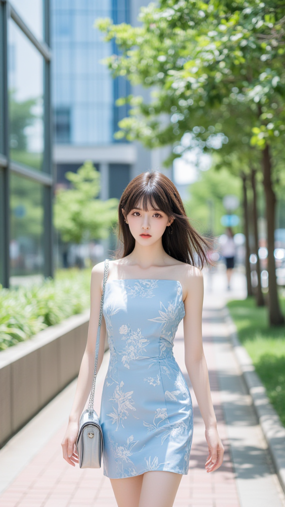 露肩女孩