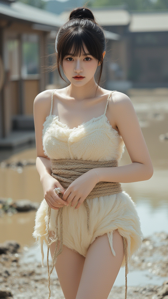丸子头女孩