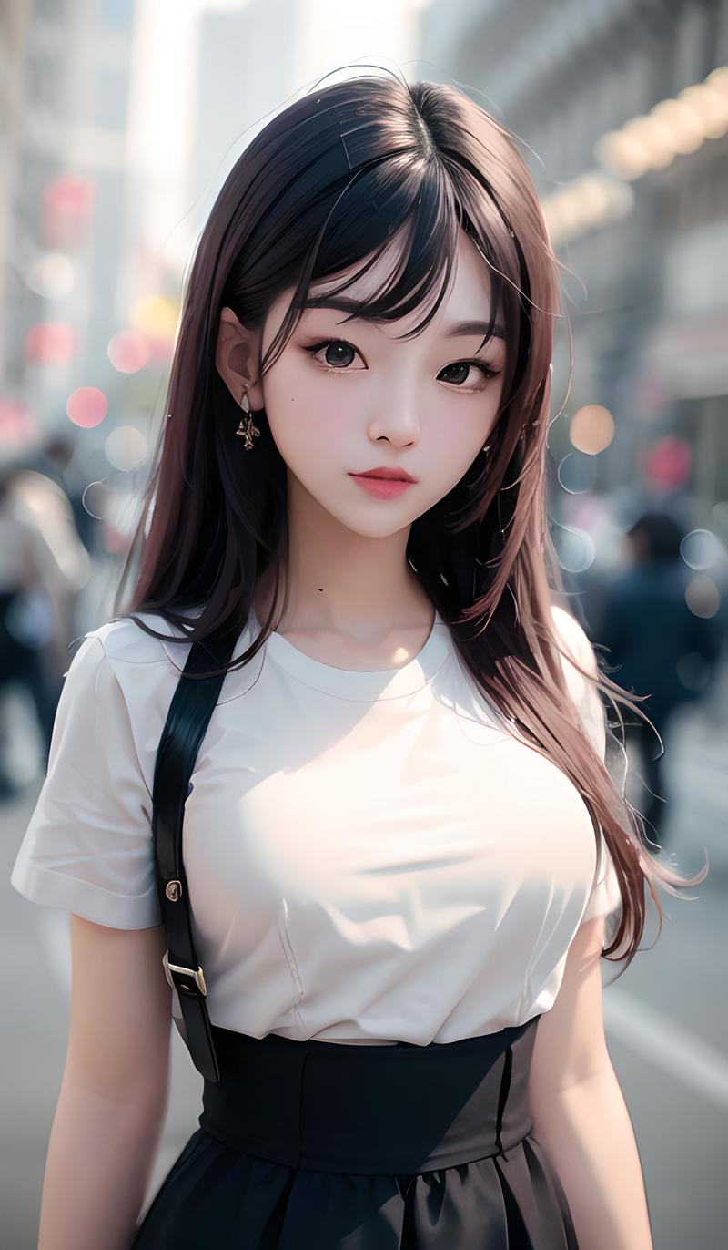 亚洲脸女7+韩国娃娃| 无界AI image