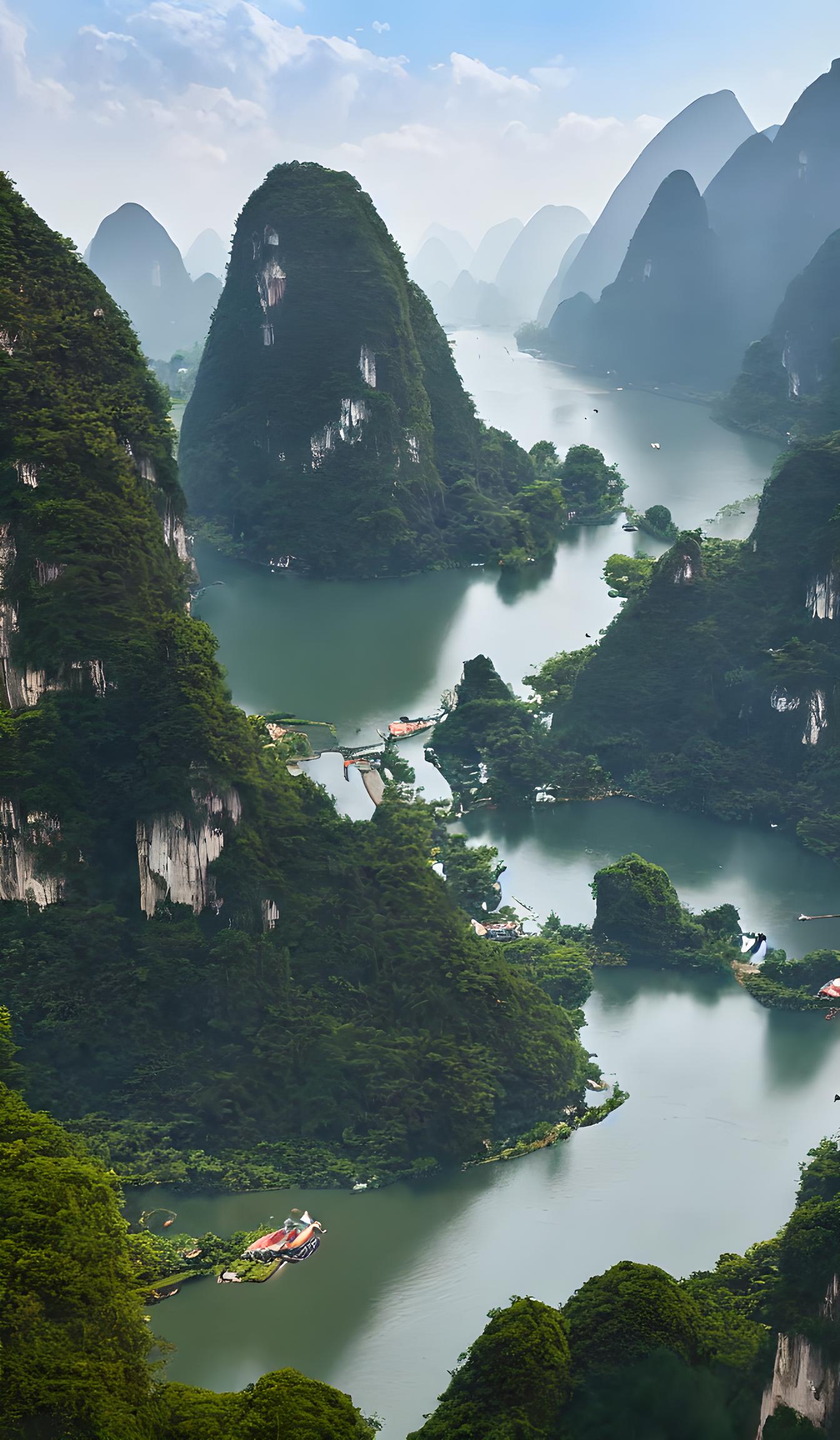 桂林山水(右上角点关注)