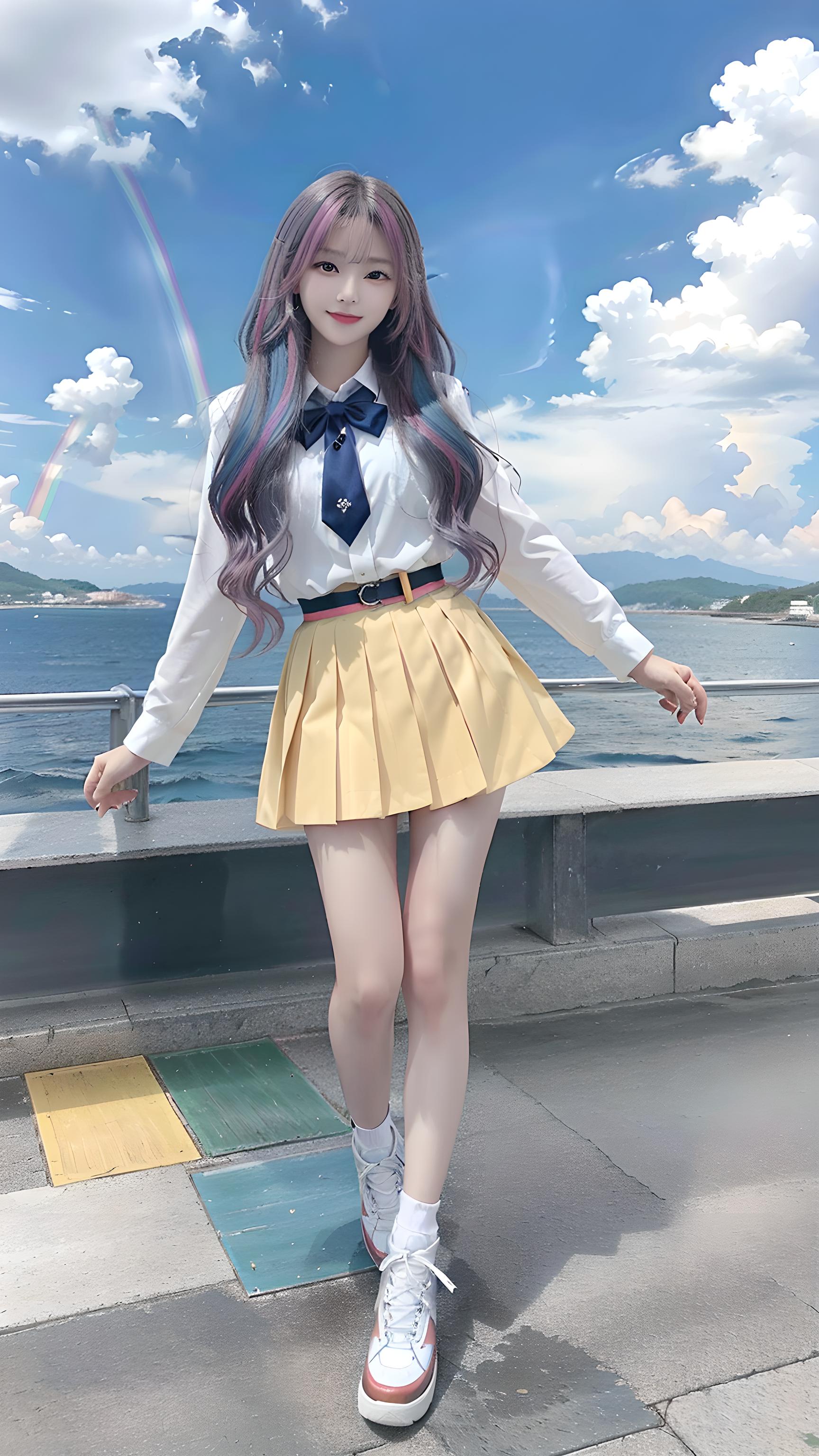 七彩斑斓的小仙女