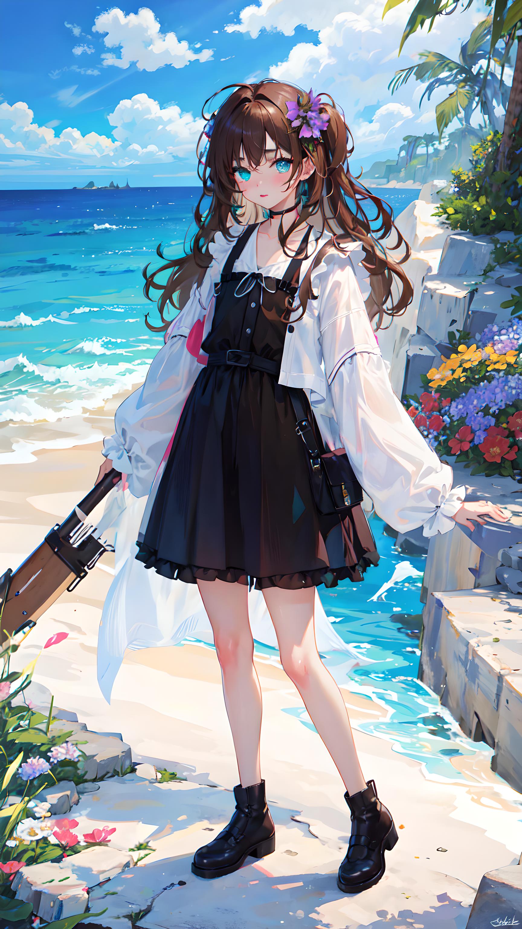 海边少女