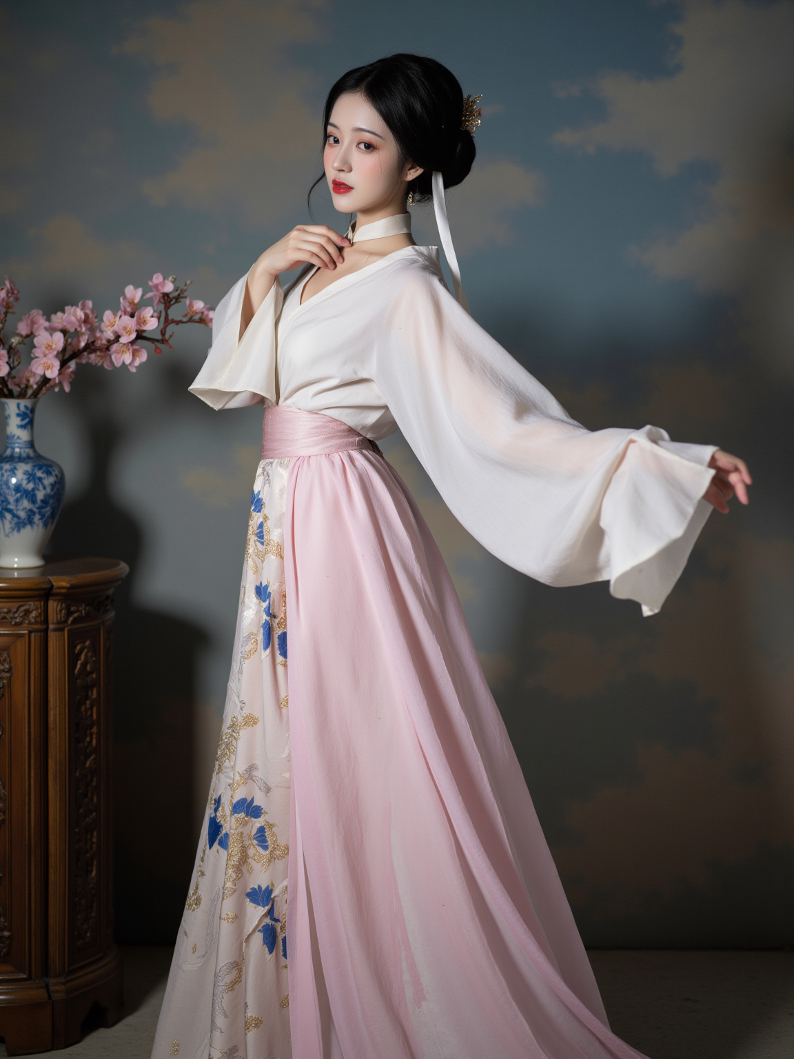 人面桃花相映红