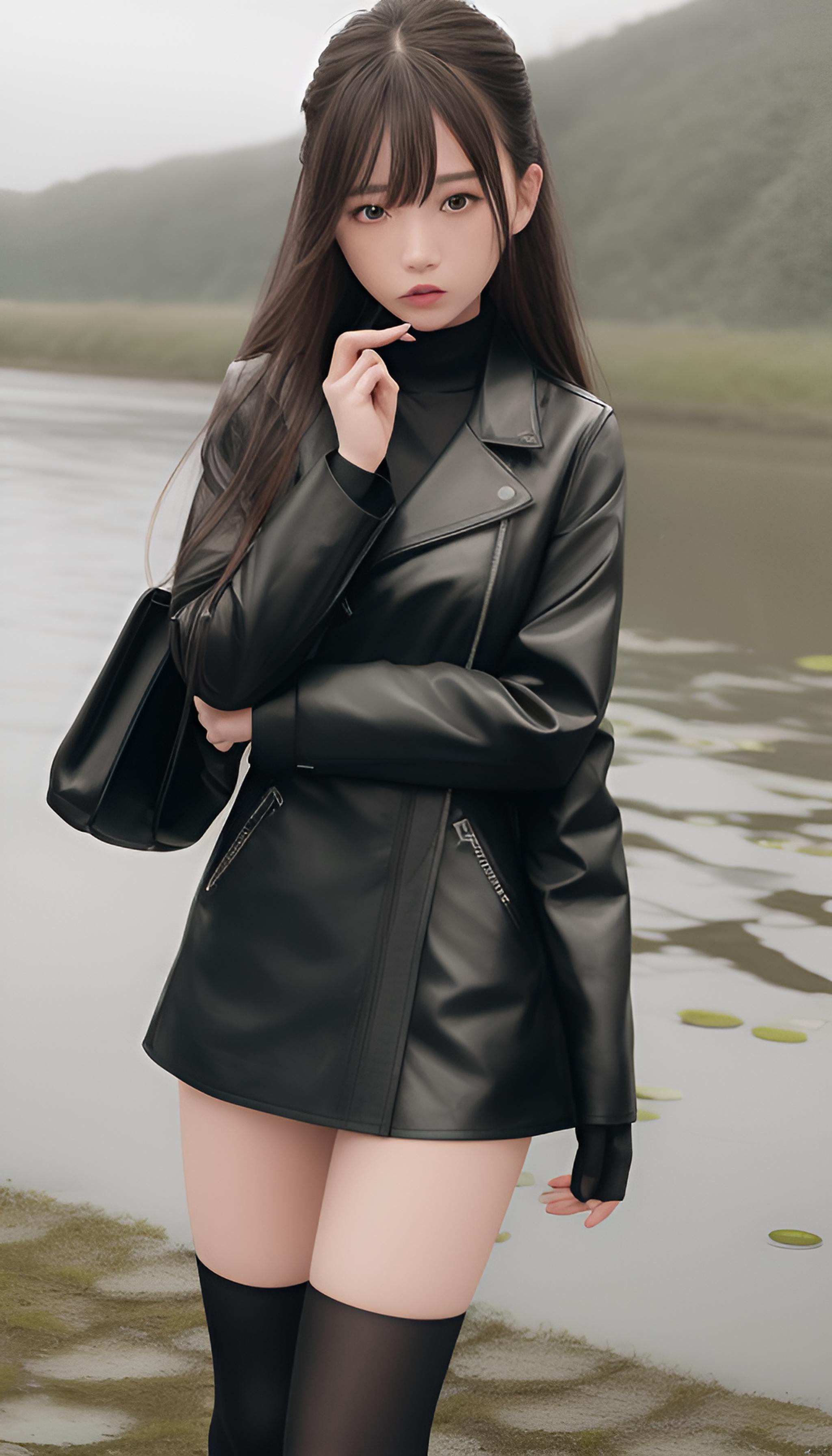 美女时尚穿搭
