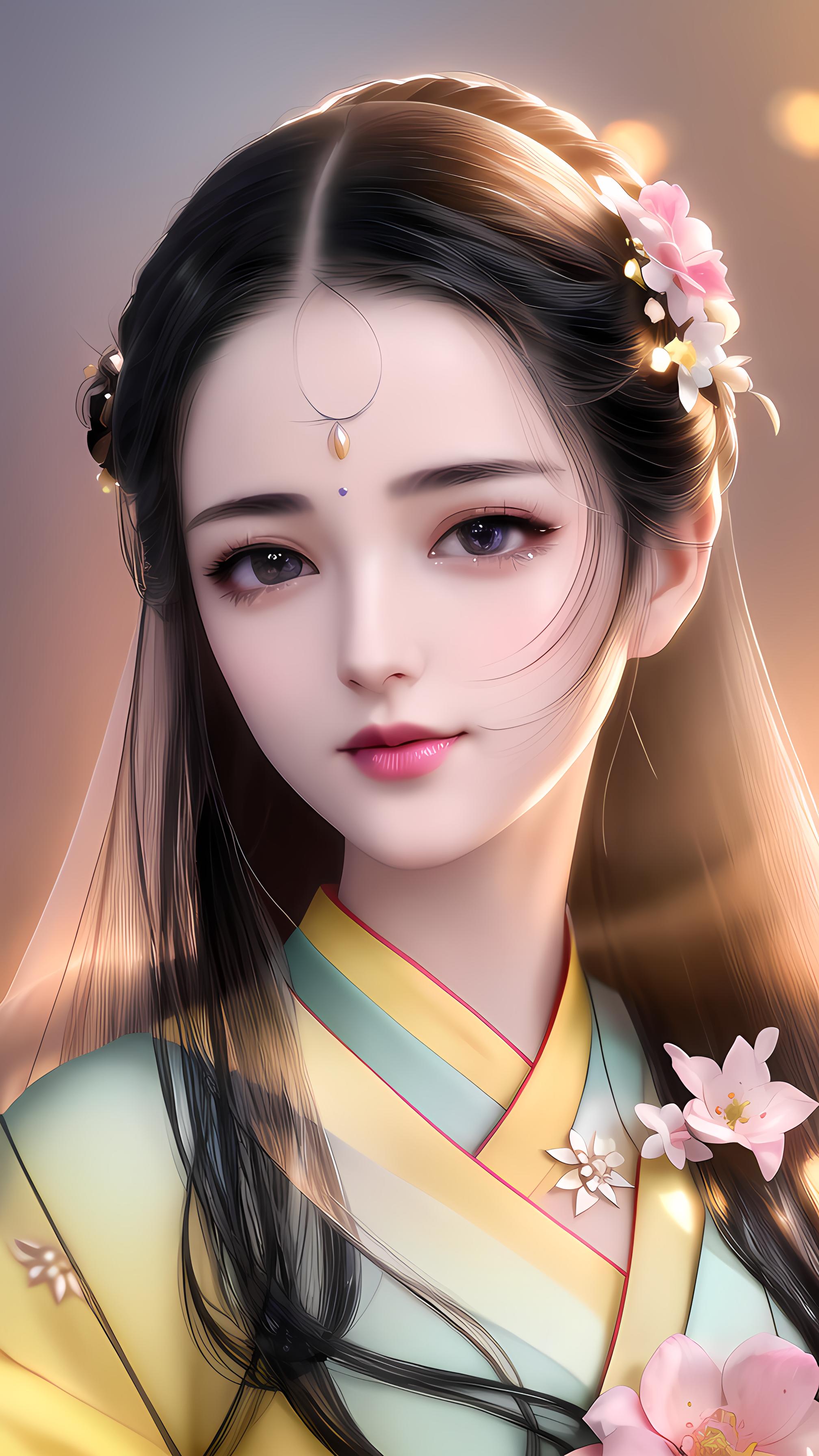 桃花美人三