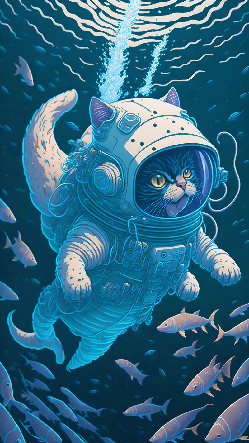 猫猫潜水