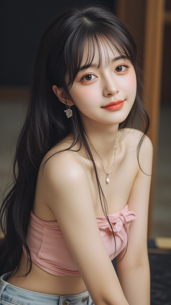 大眼睛美女