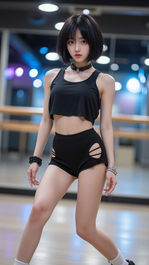 短发女孩