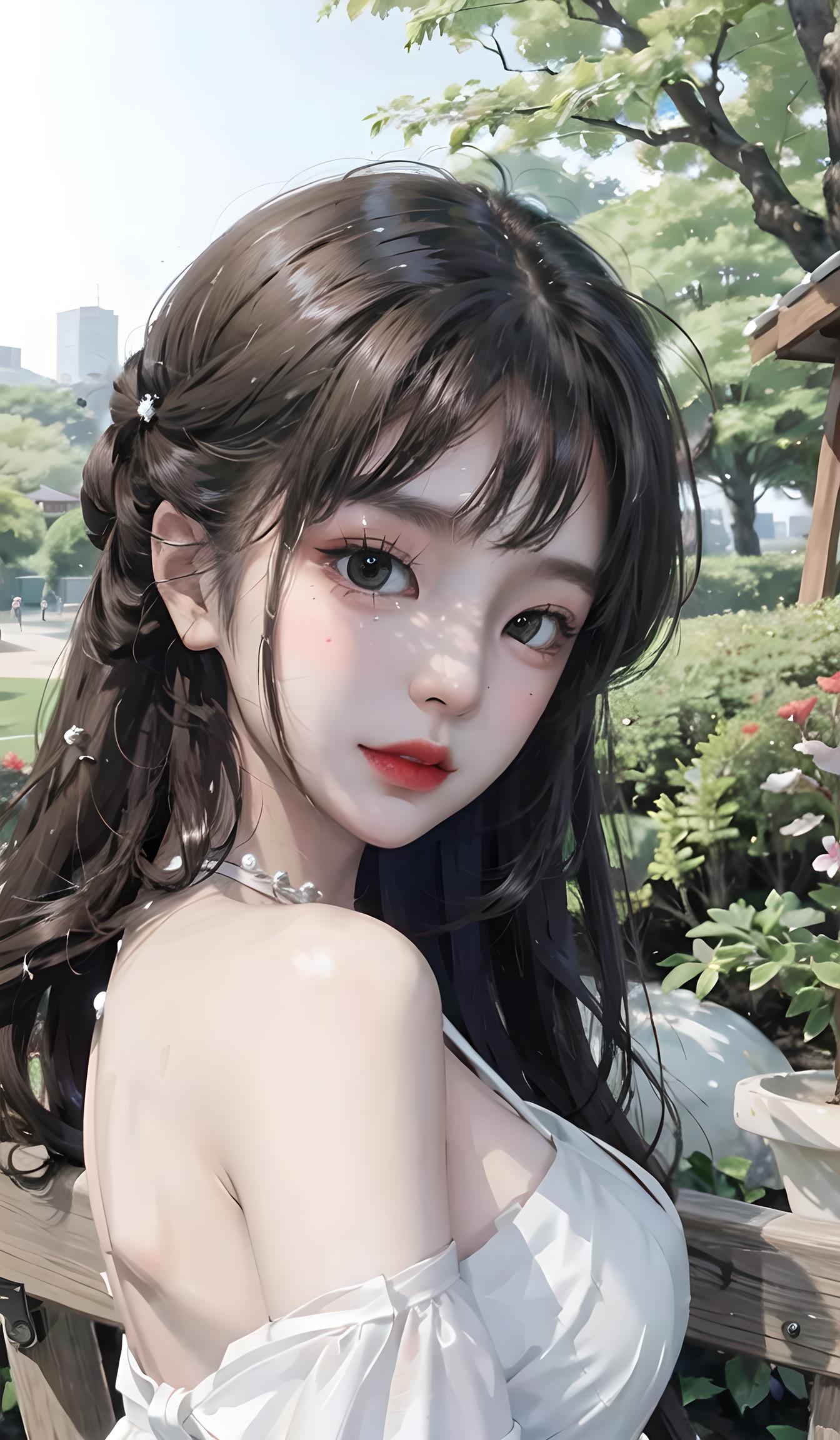 花与少女