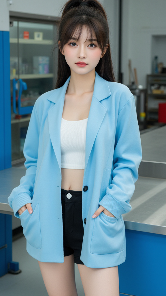高马尾女孩
