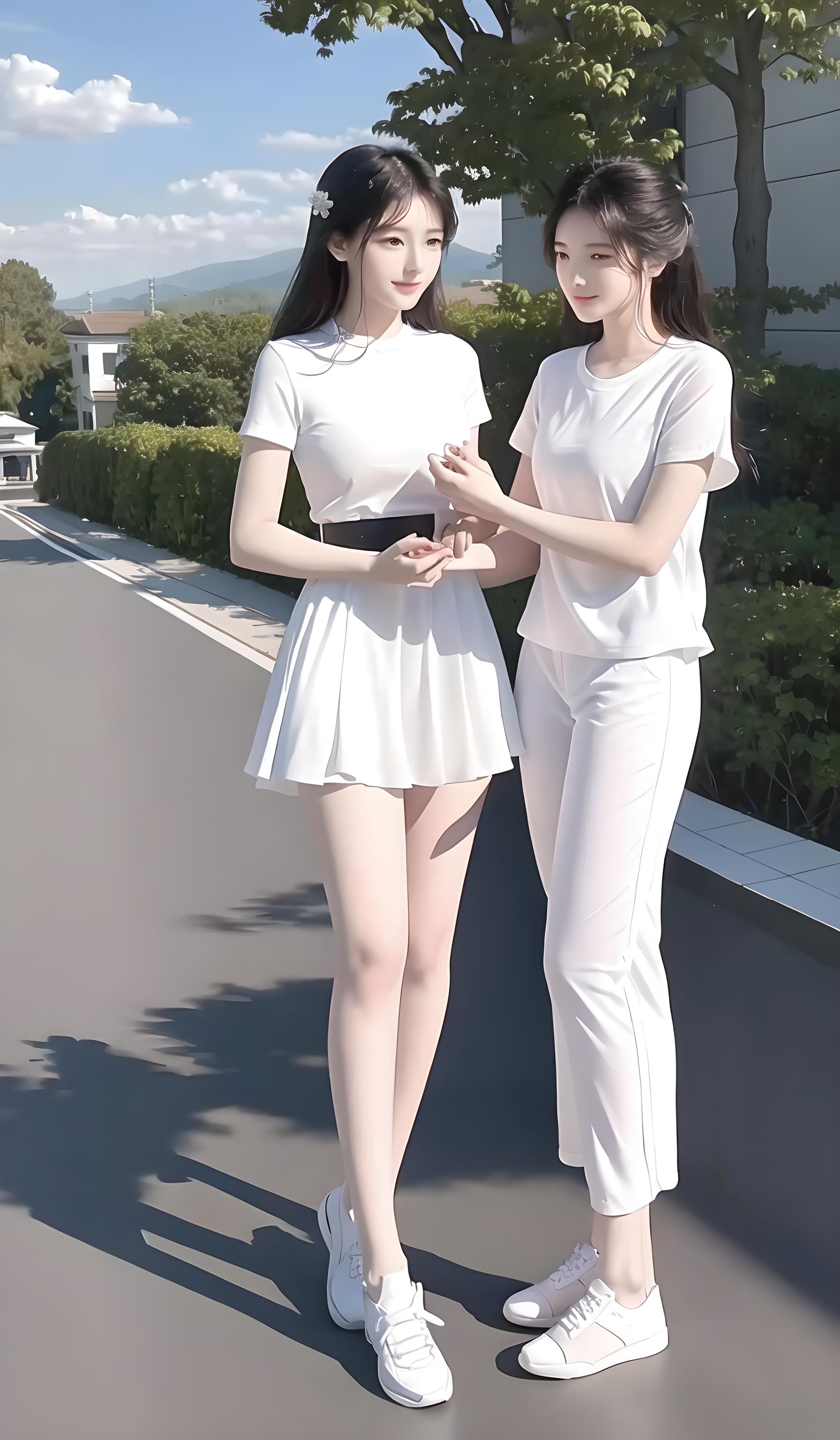 母子俩