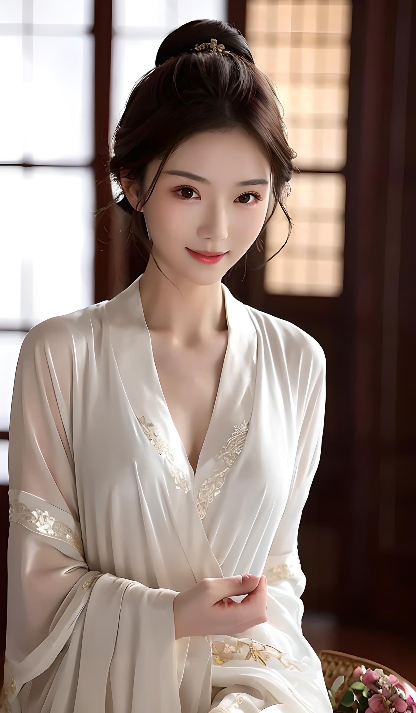 睡衣美女