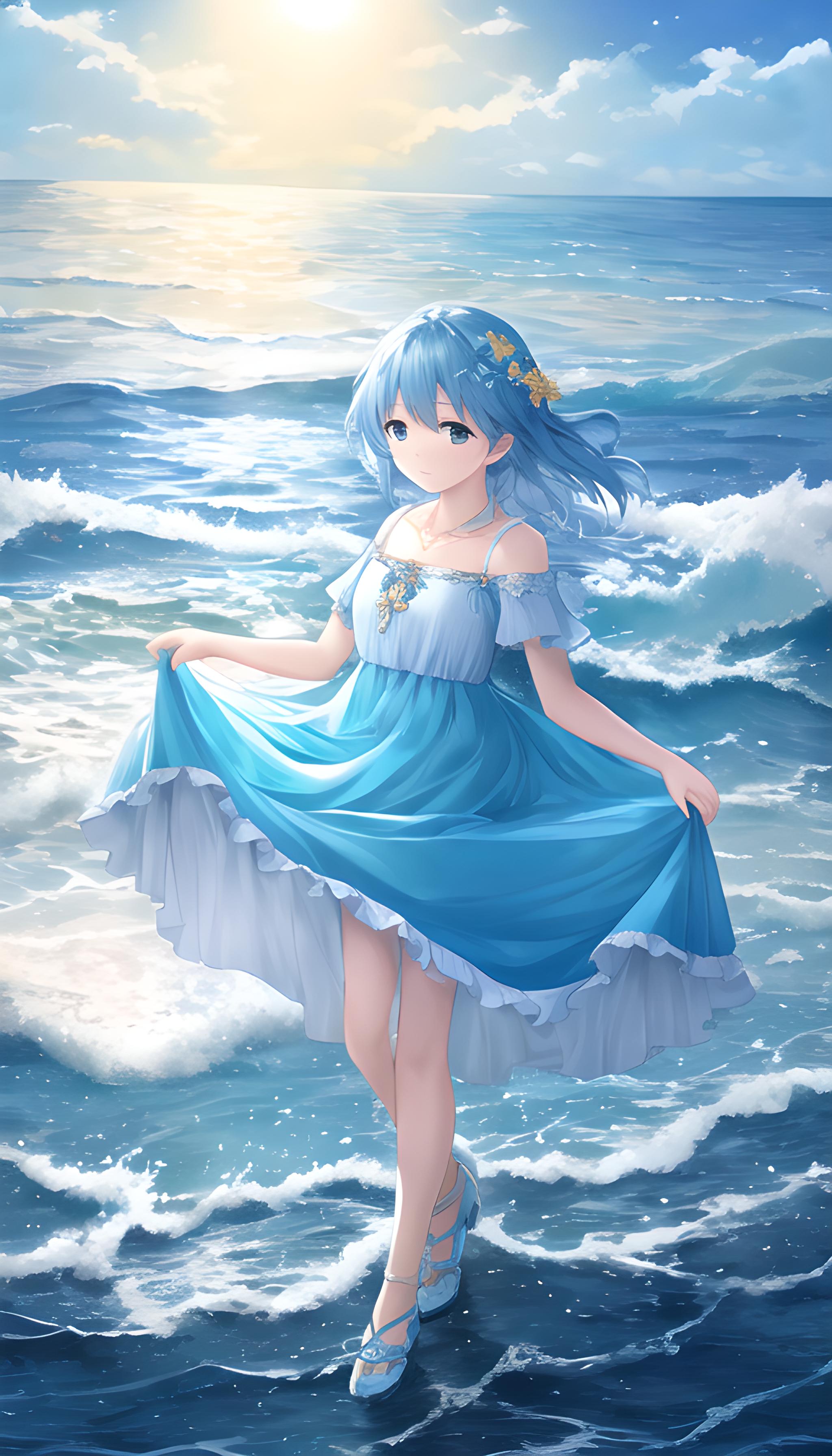 海边少女