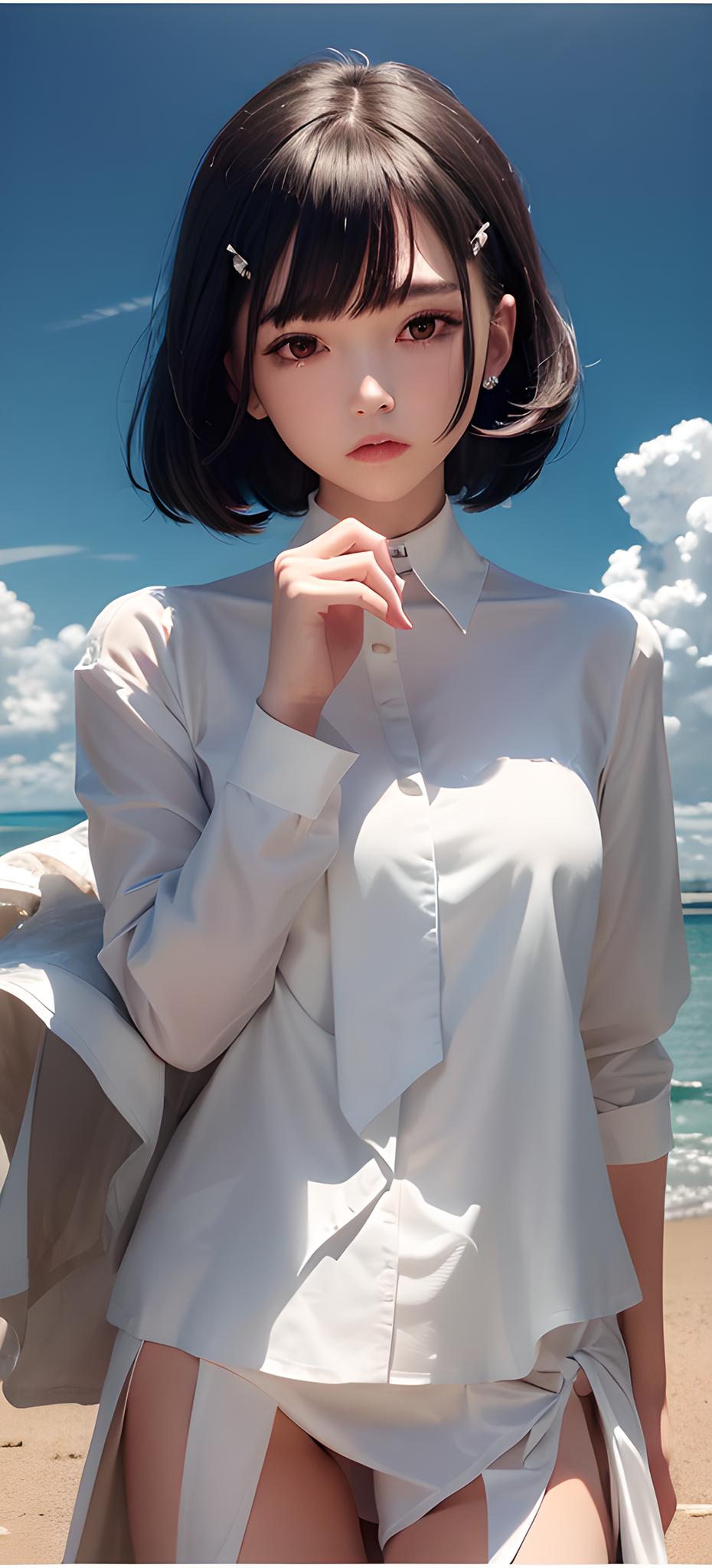 沙滩美女