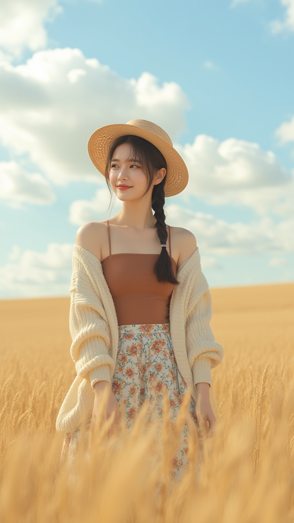 麦田美女