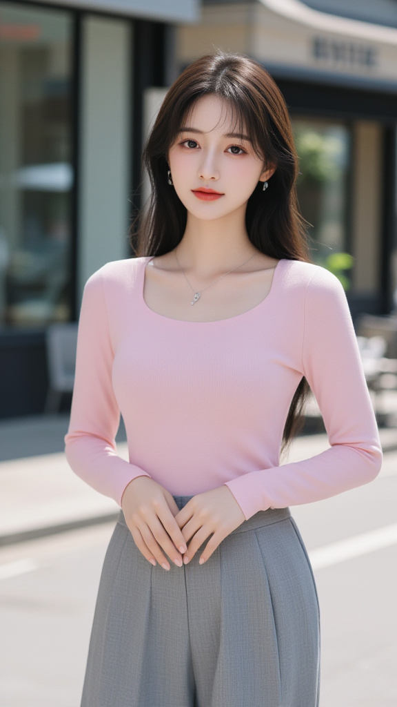 街拍美女