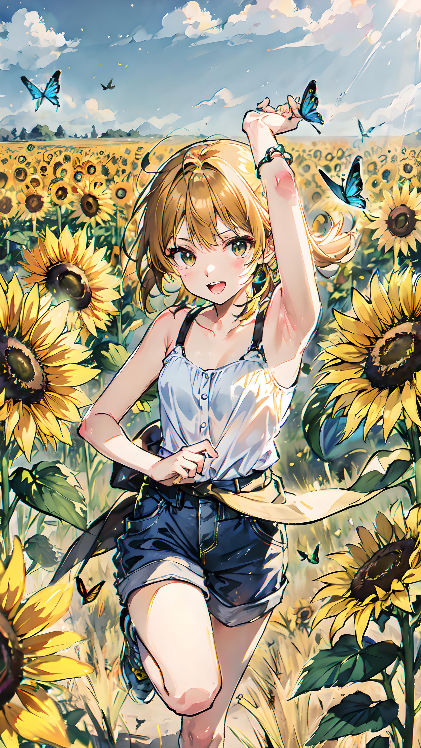 向日葵女孩