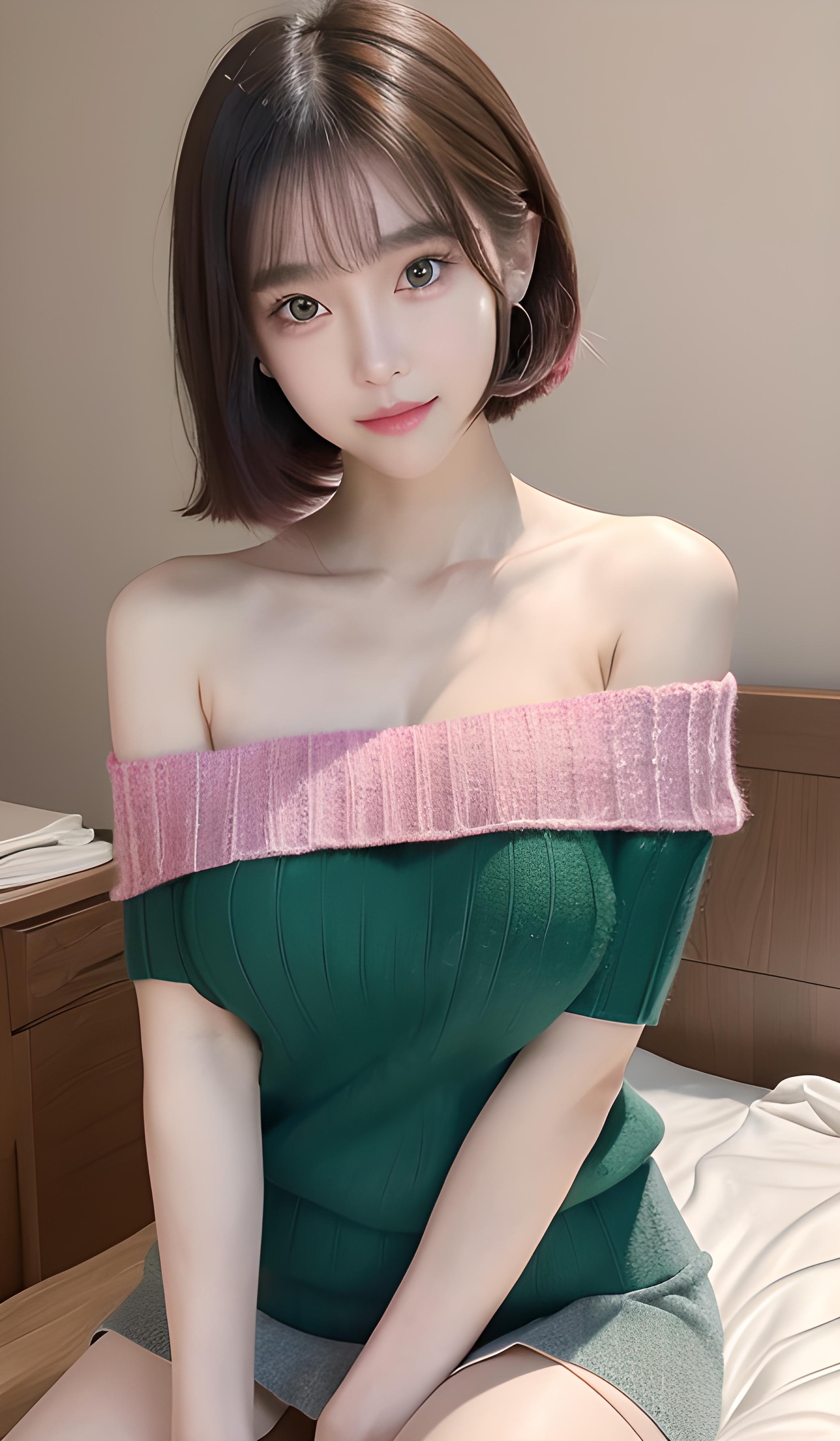 毛衣美女