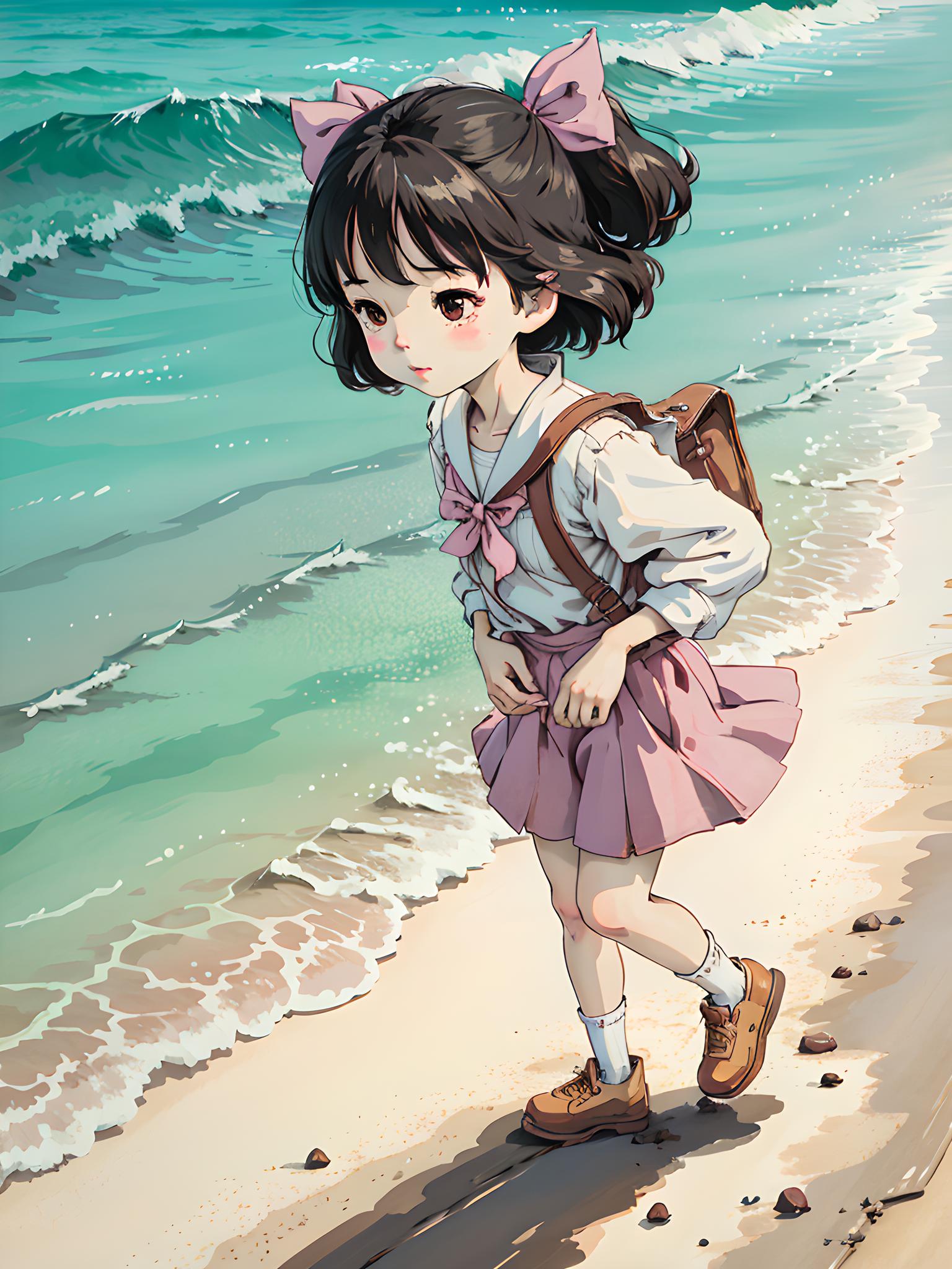 海边少女