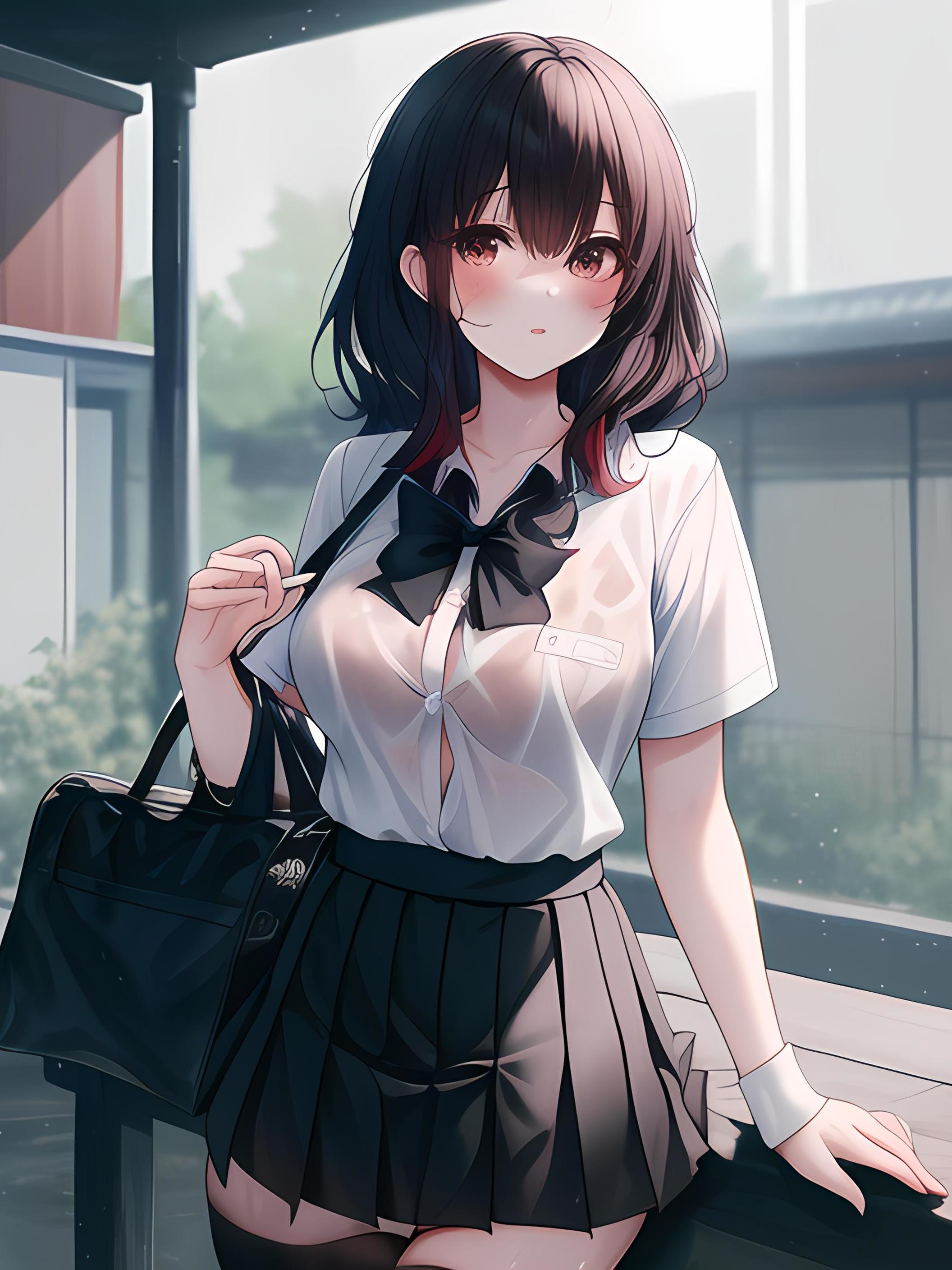 校服少女