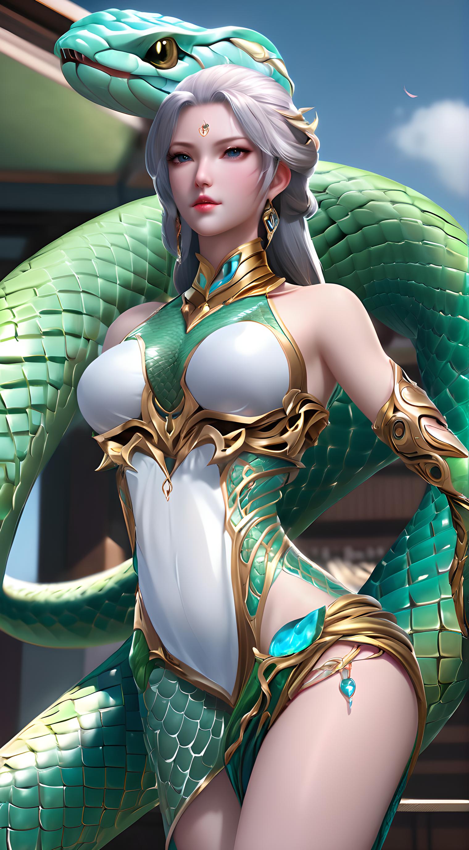 蛇族，女子