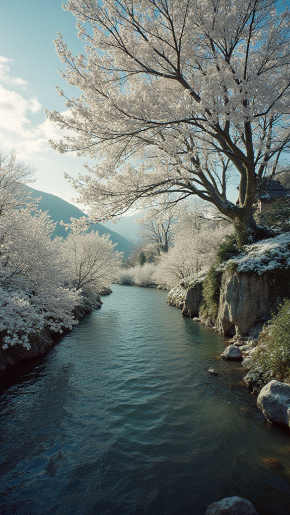 寒梅映雪