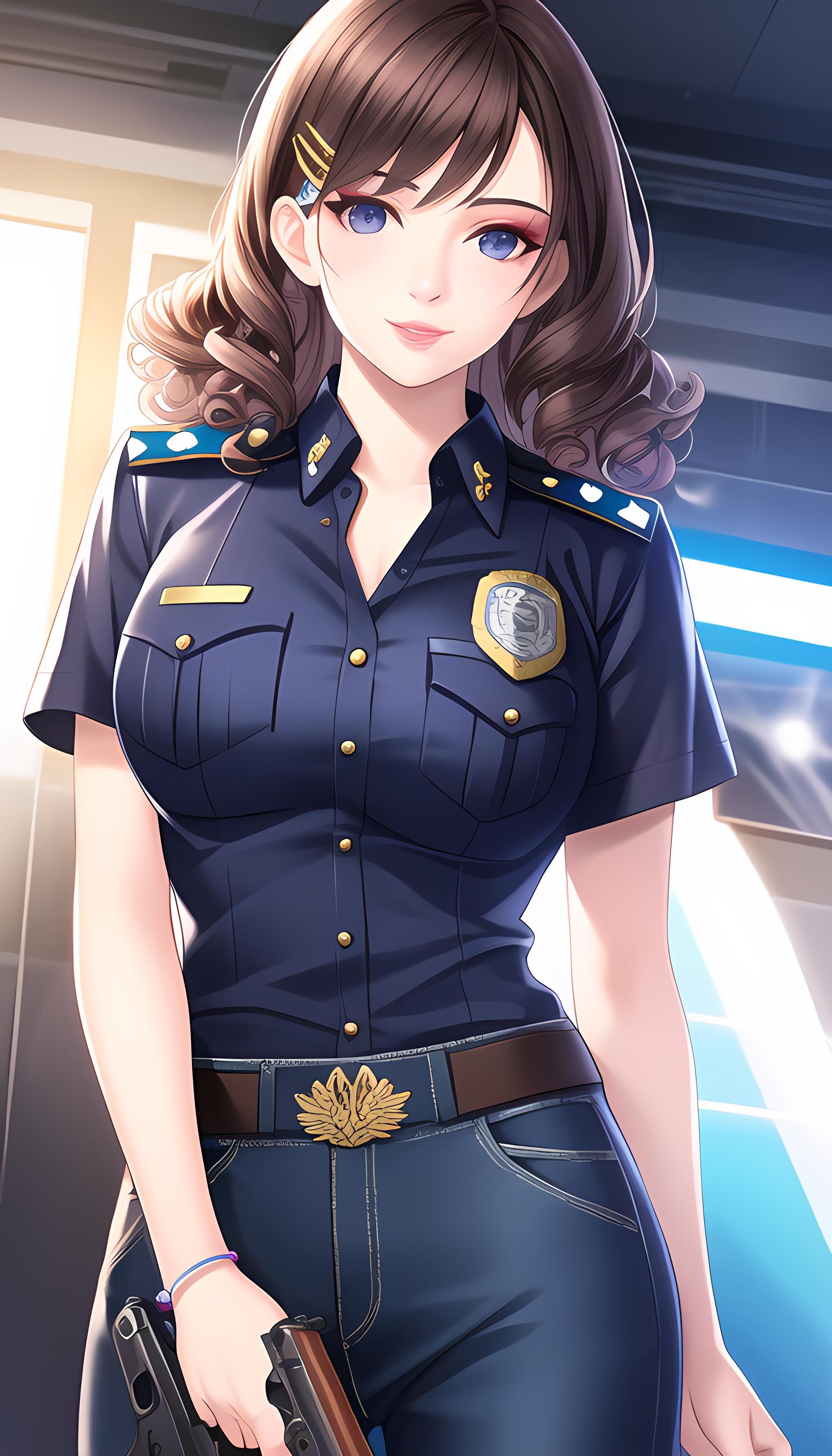 女警官