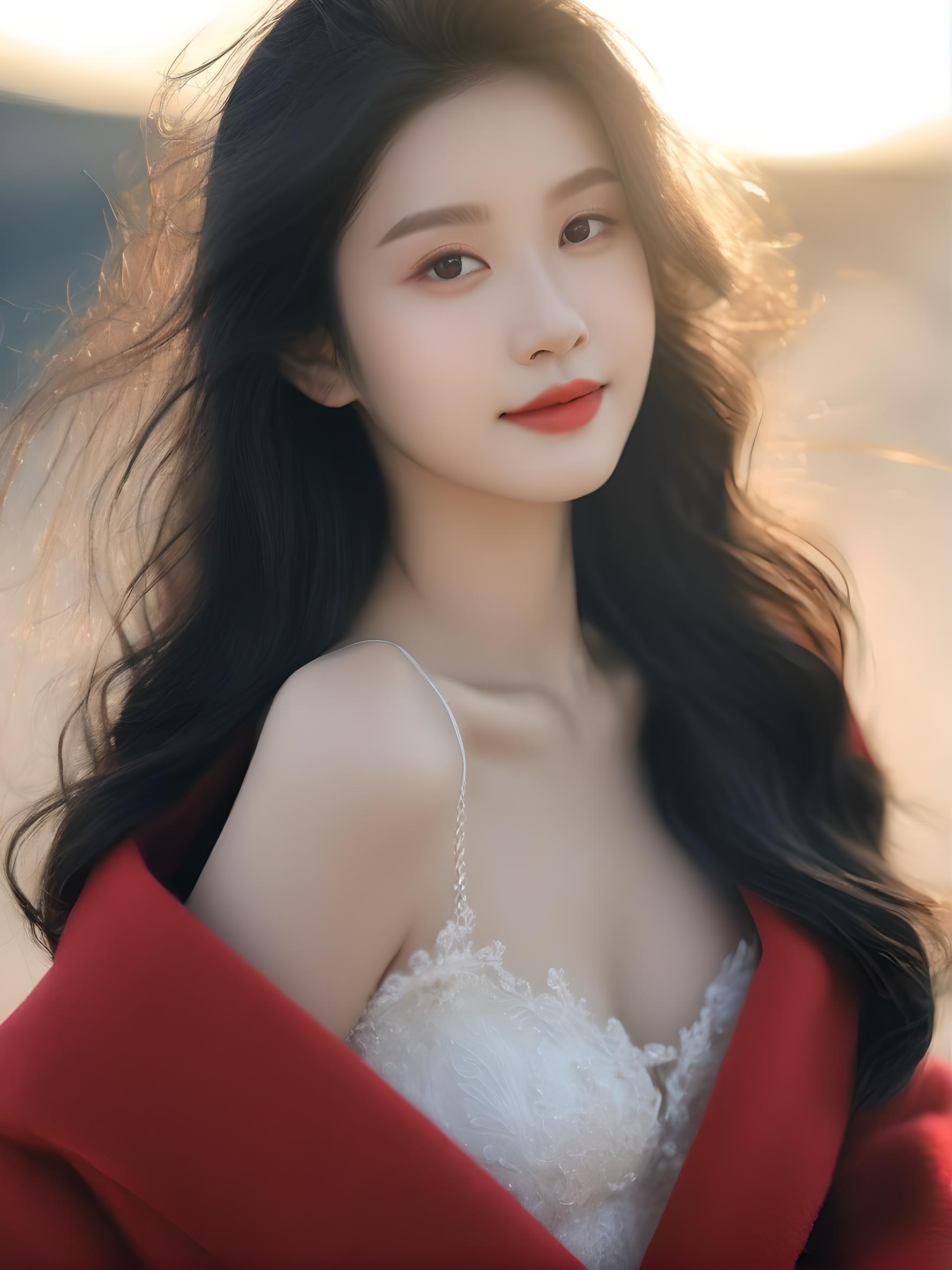 海边美女