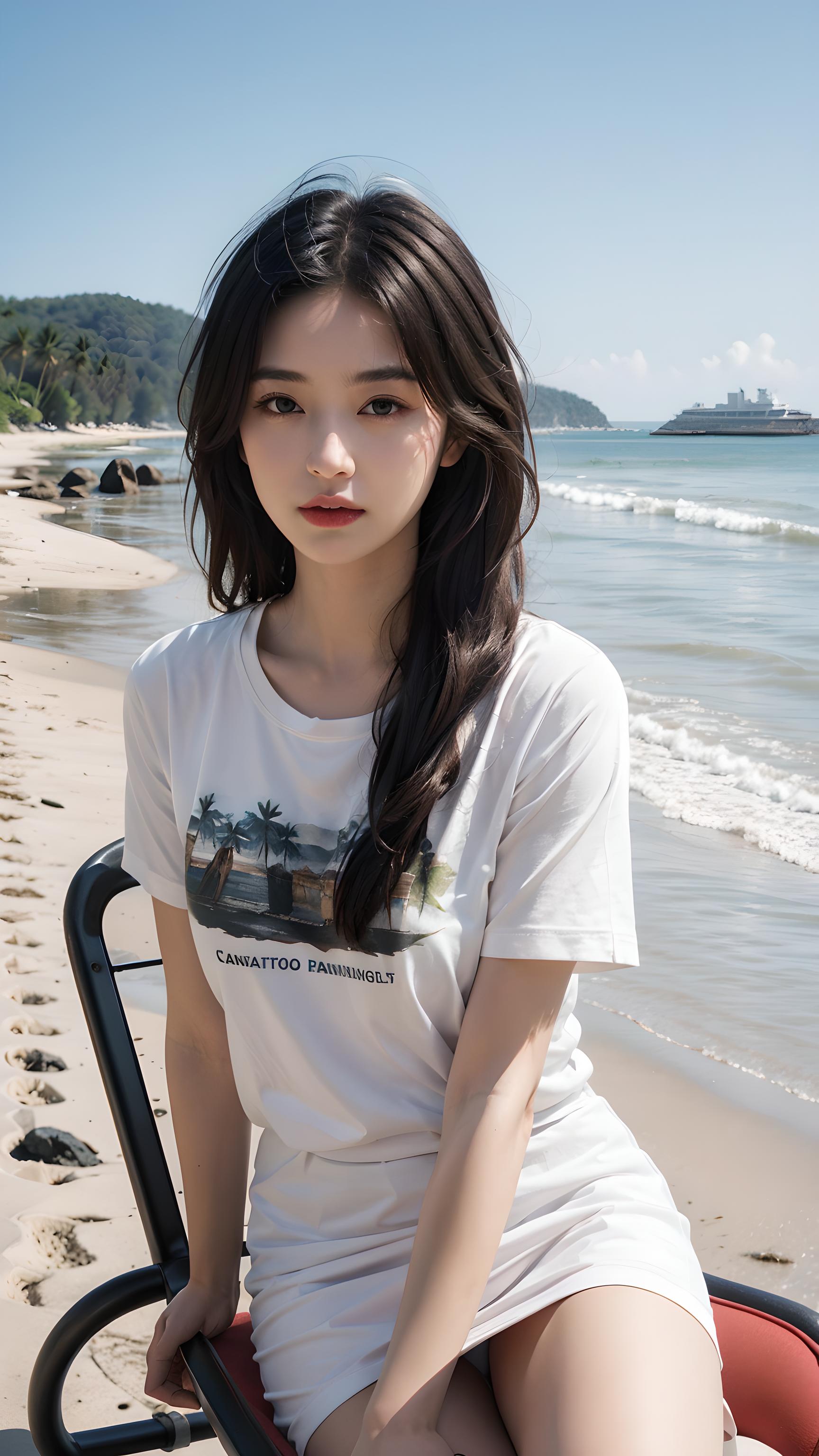 海滩美女