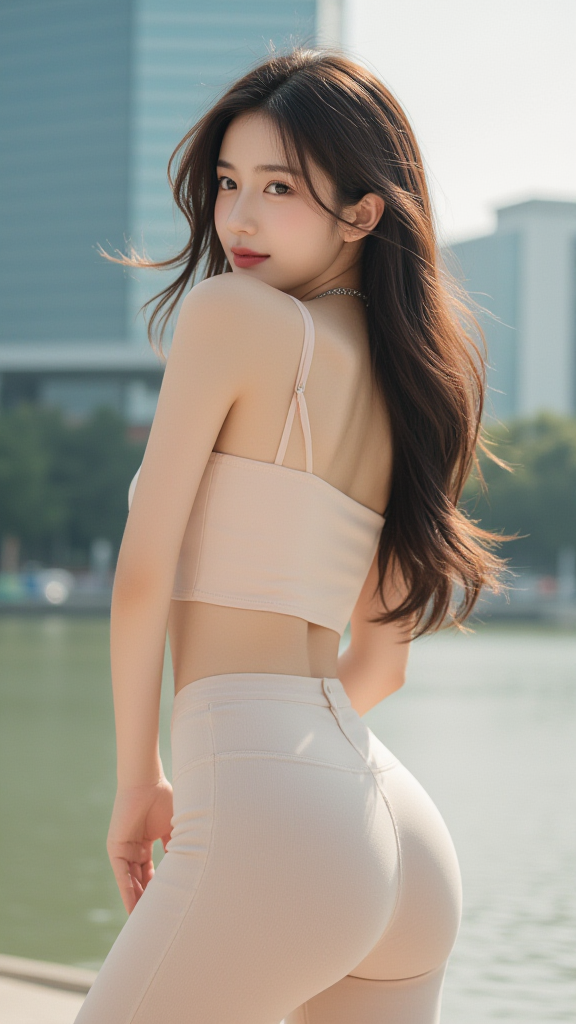 回头照片女孩