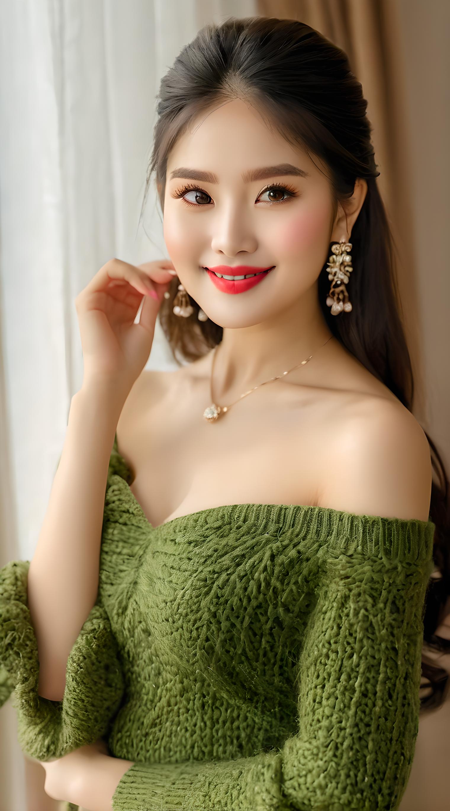 女儿美不美