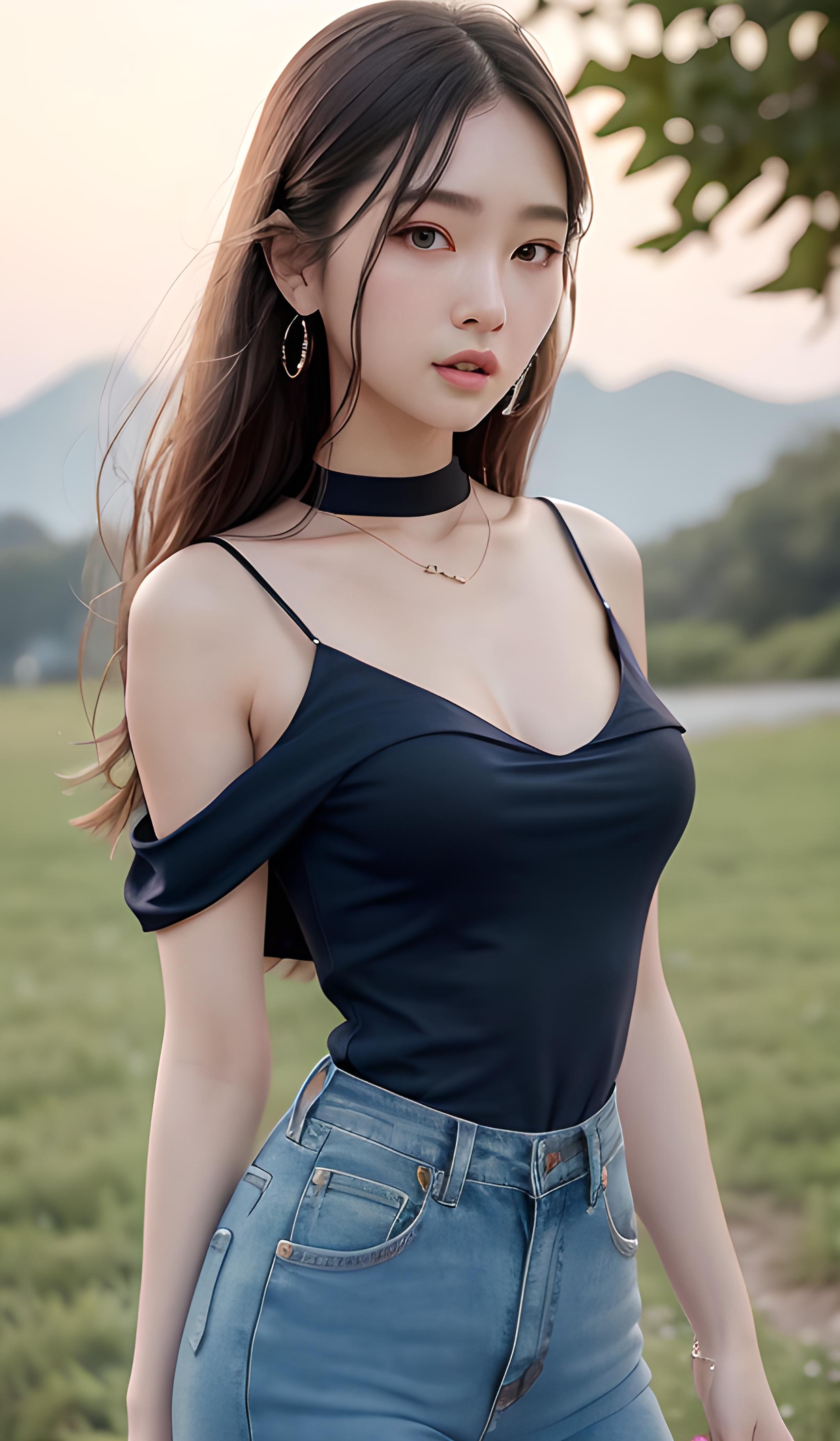 牛仔美女