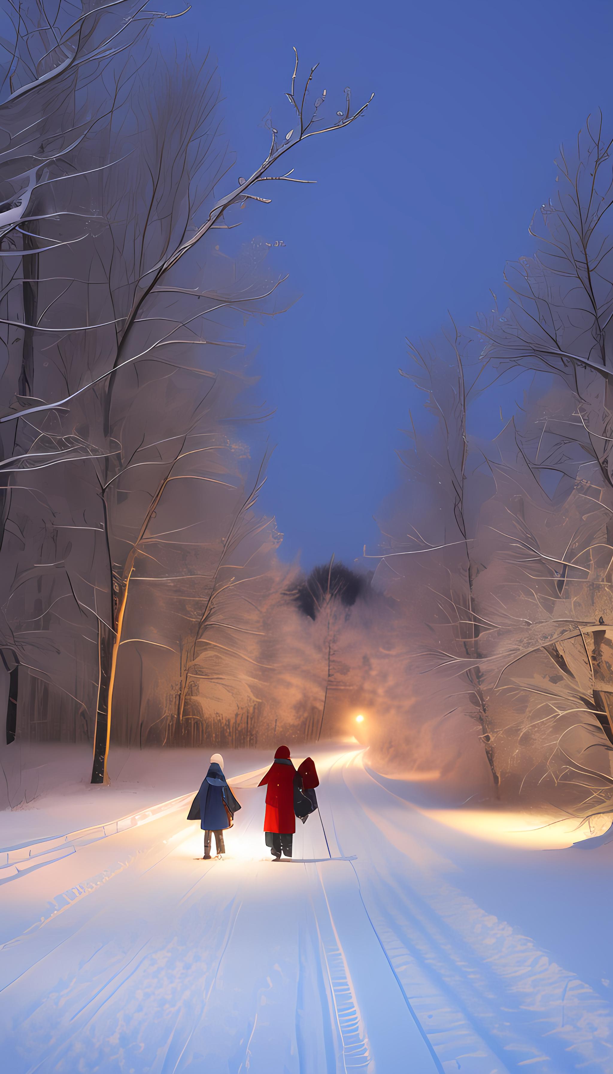 风雪夜归人