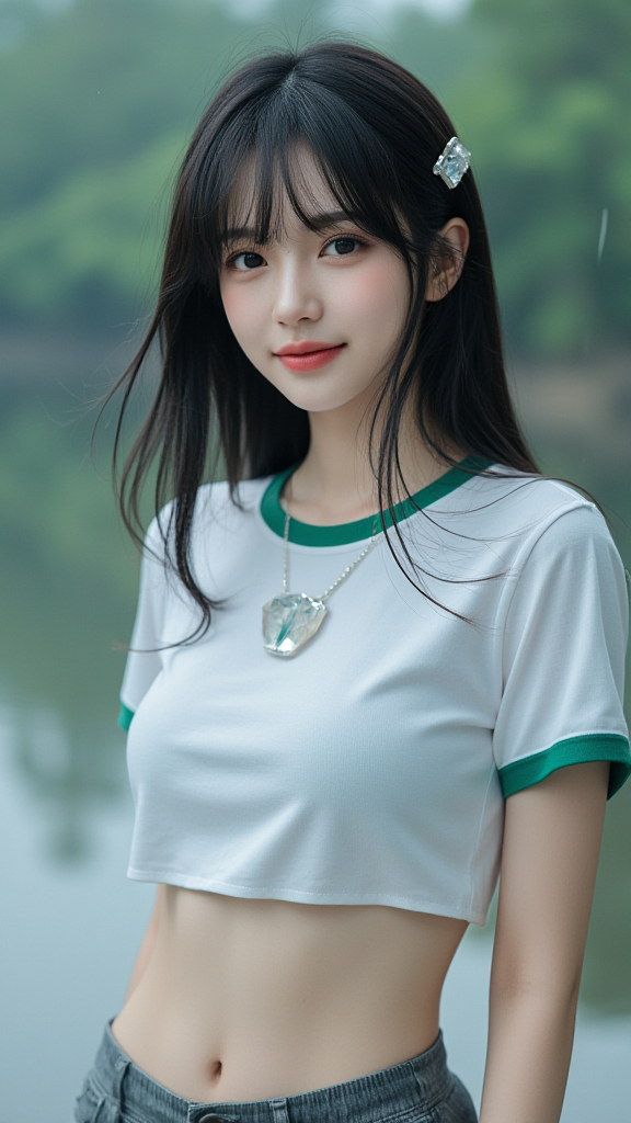 湖边漫步