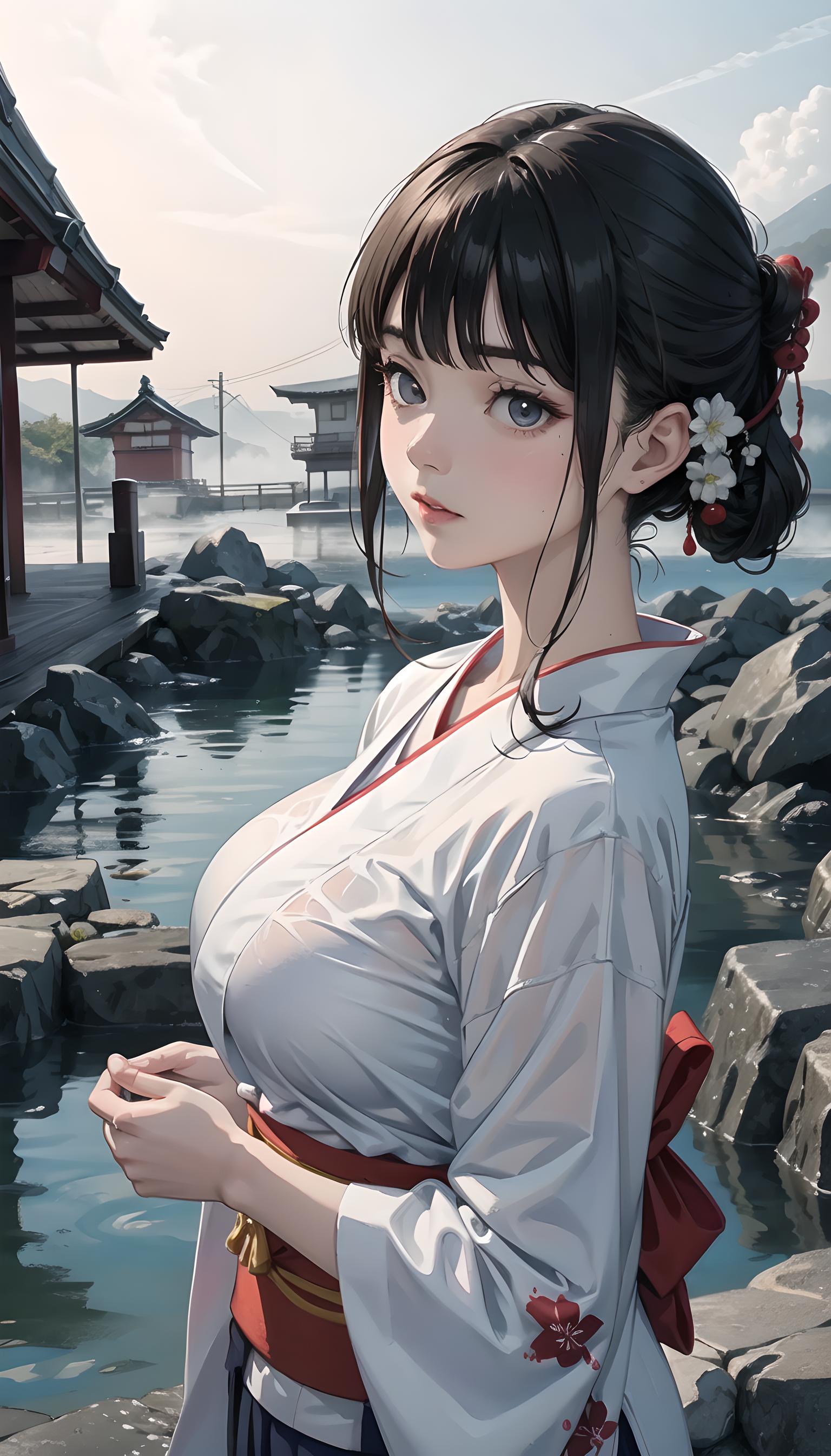 温泉少女