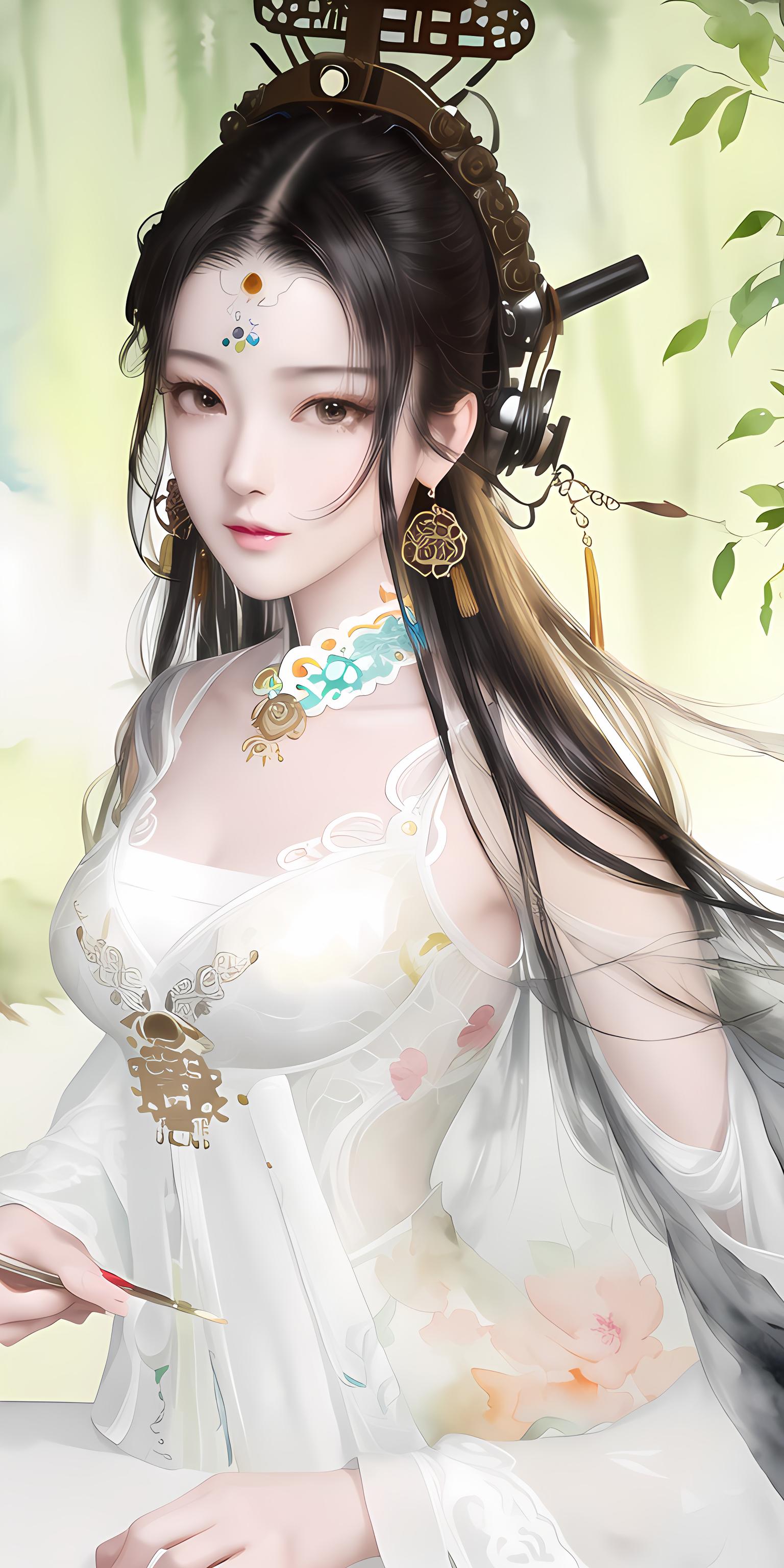 女画师