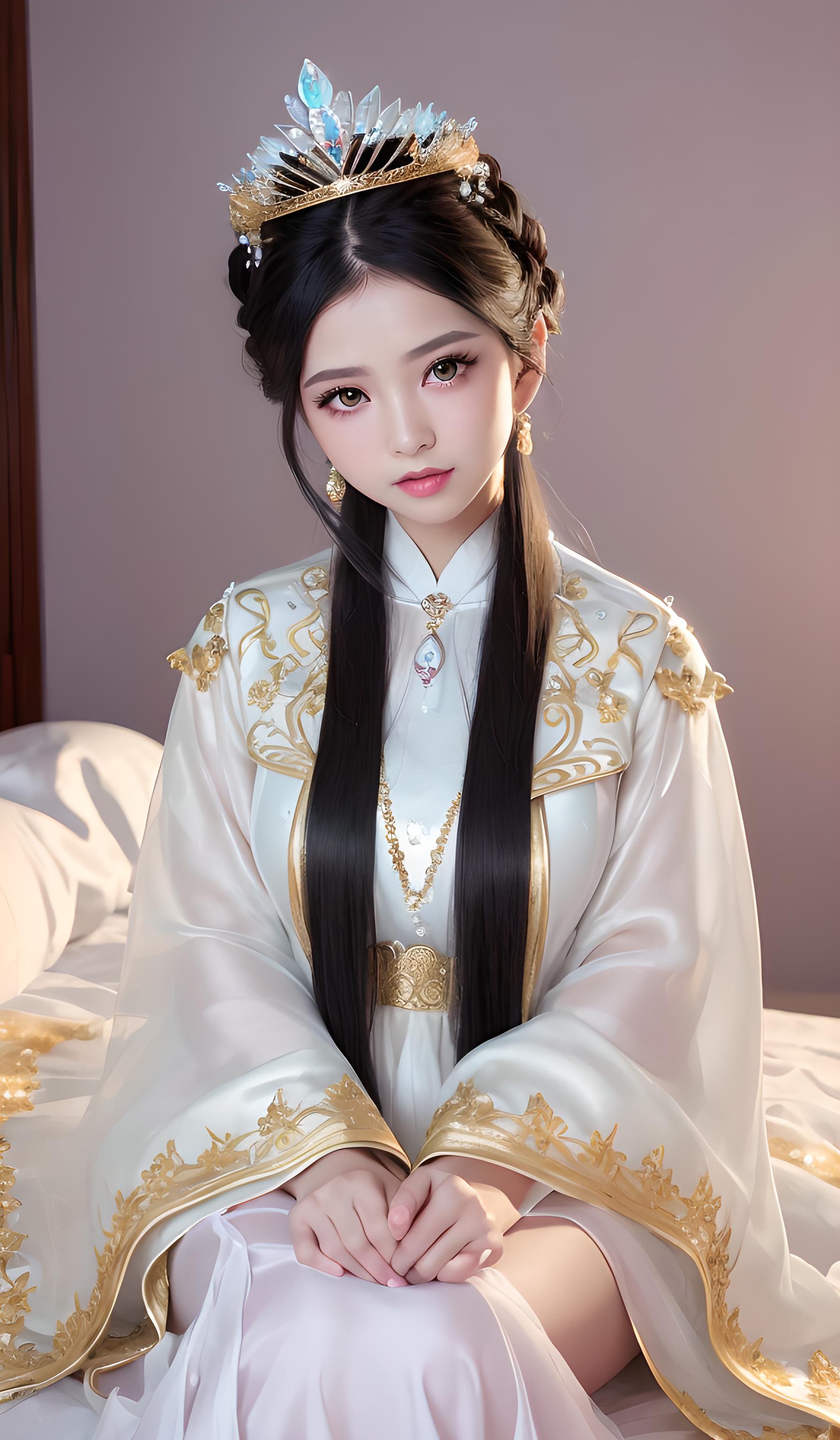 打开主页大批汉服美女