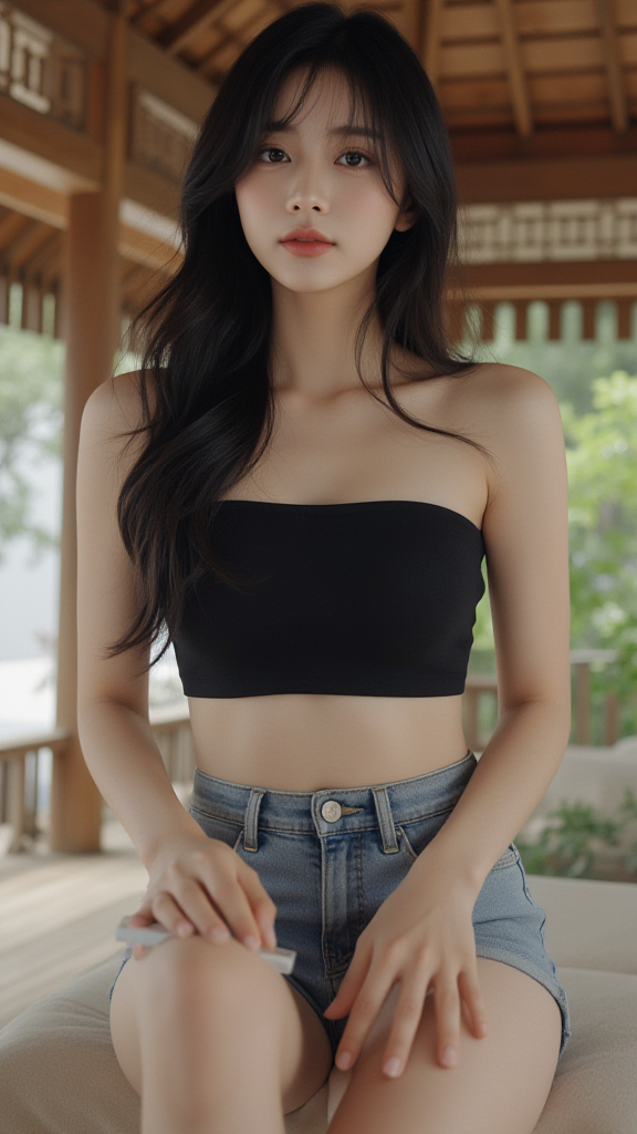 露肩女孩