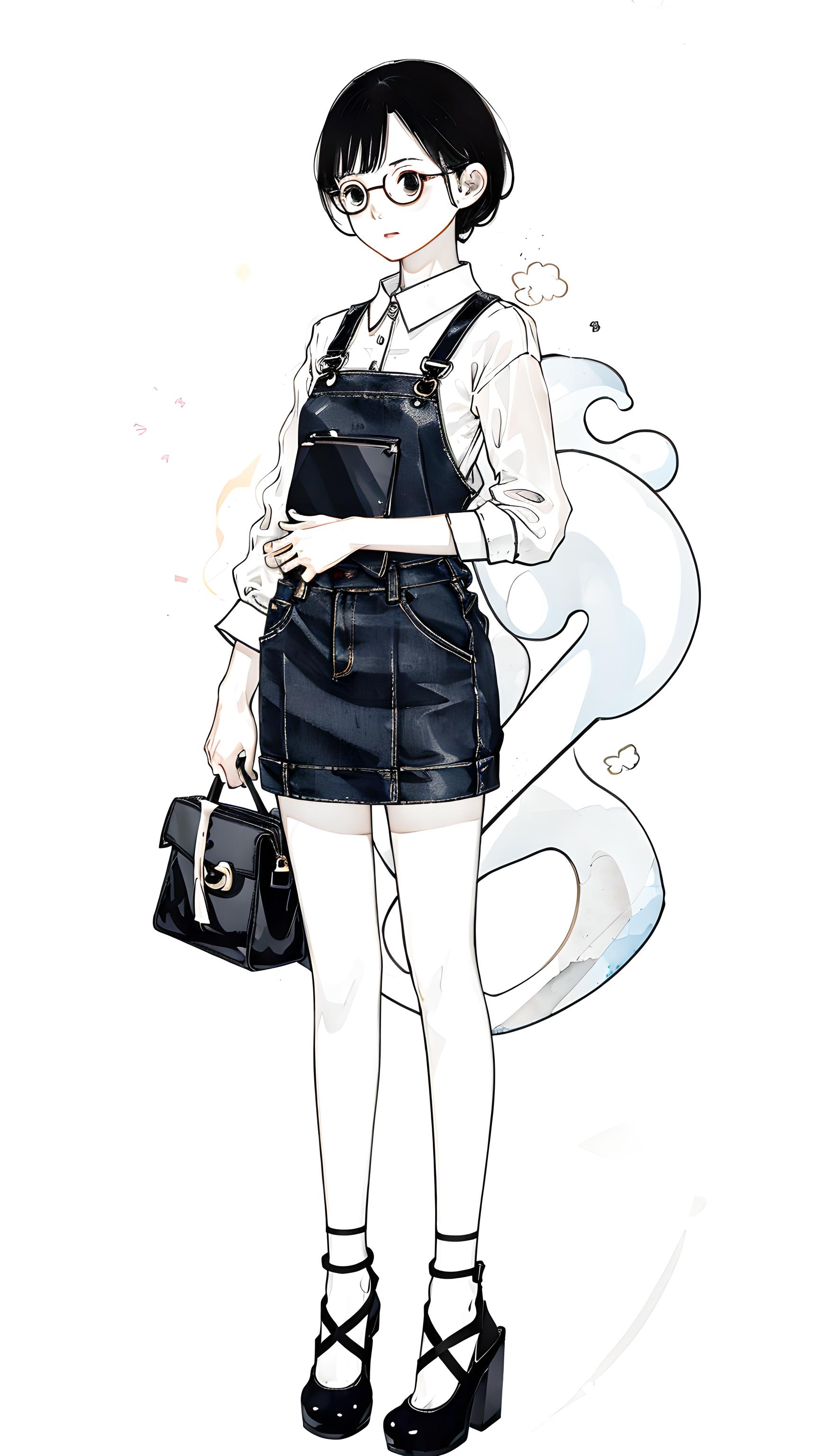 极简美女