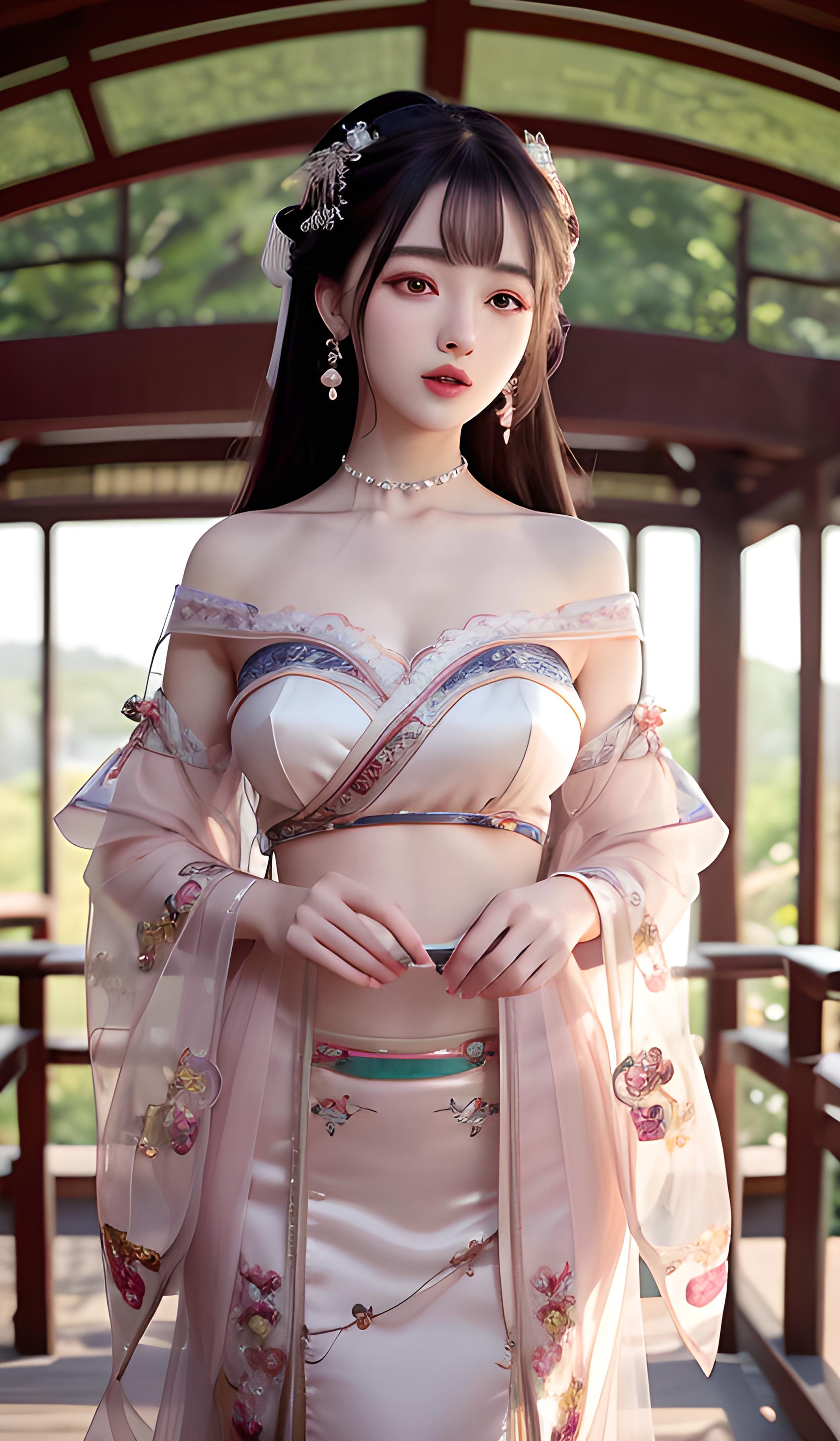 古风美女  古装小姐姐  汉服美女