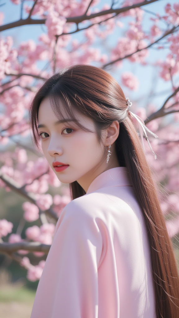 花下回眸