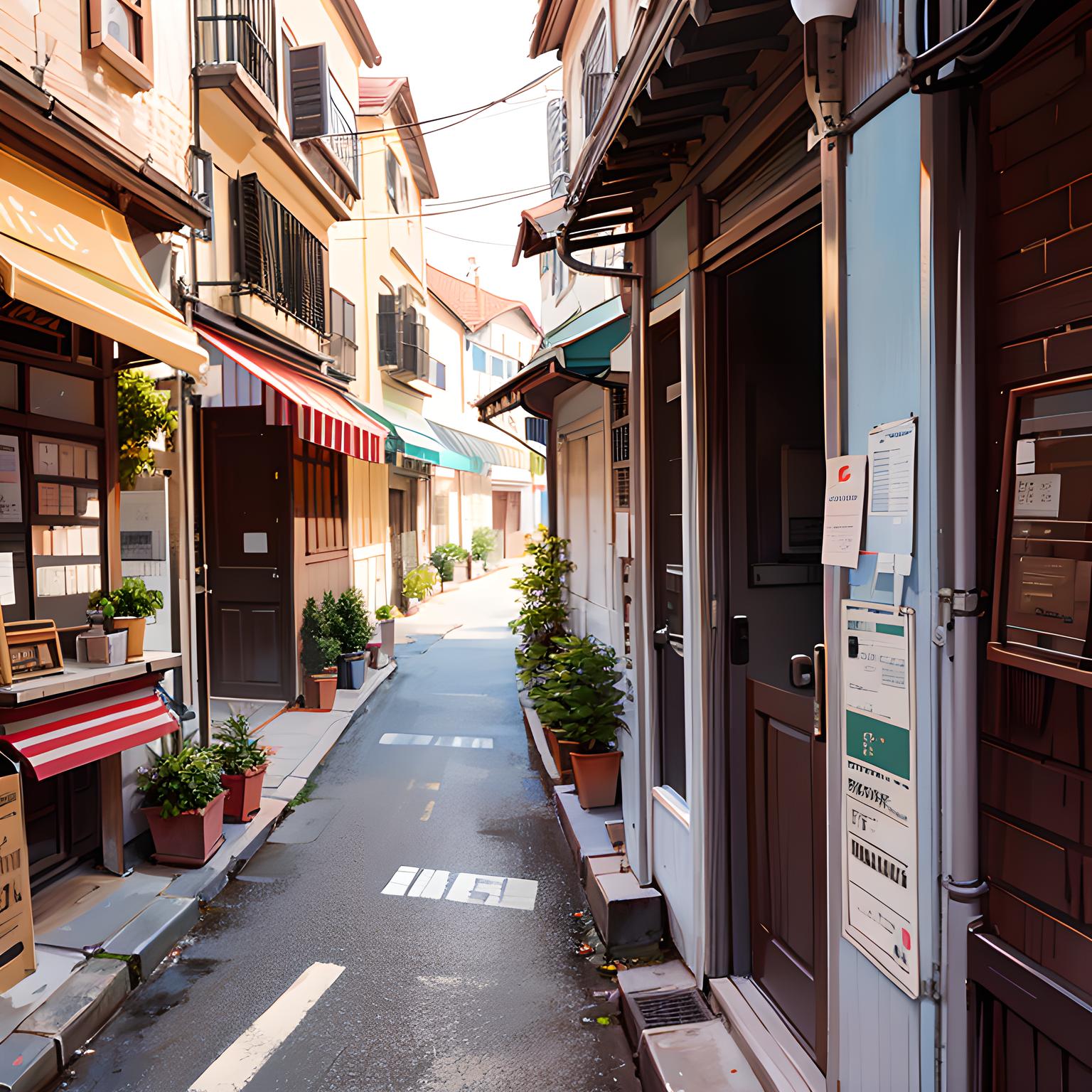 清晨的街道