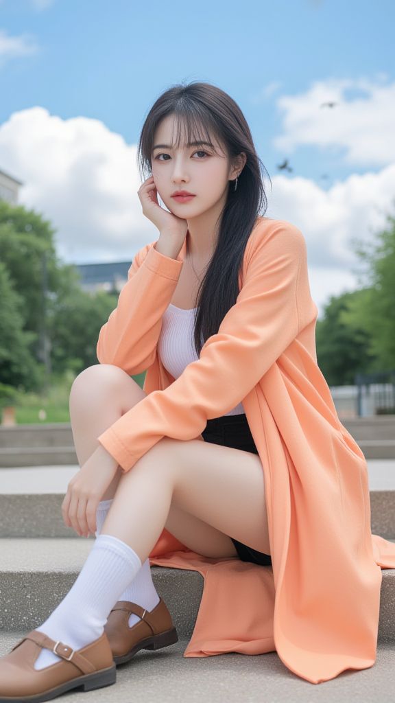 街拍美女