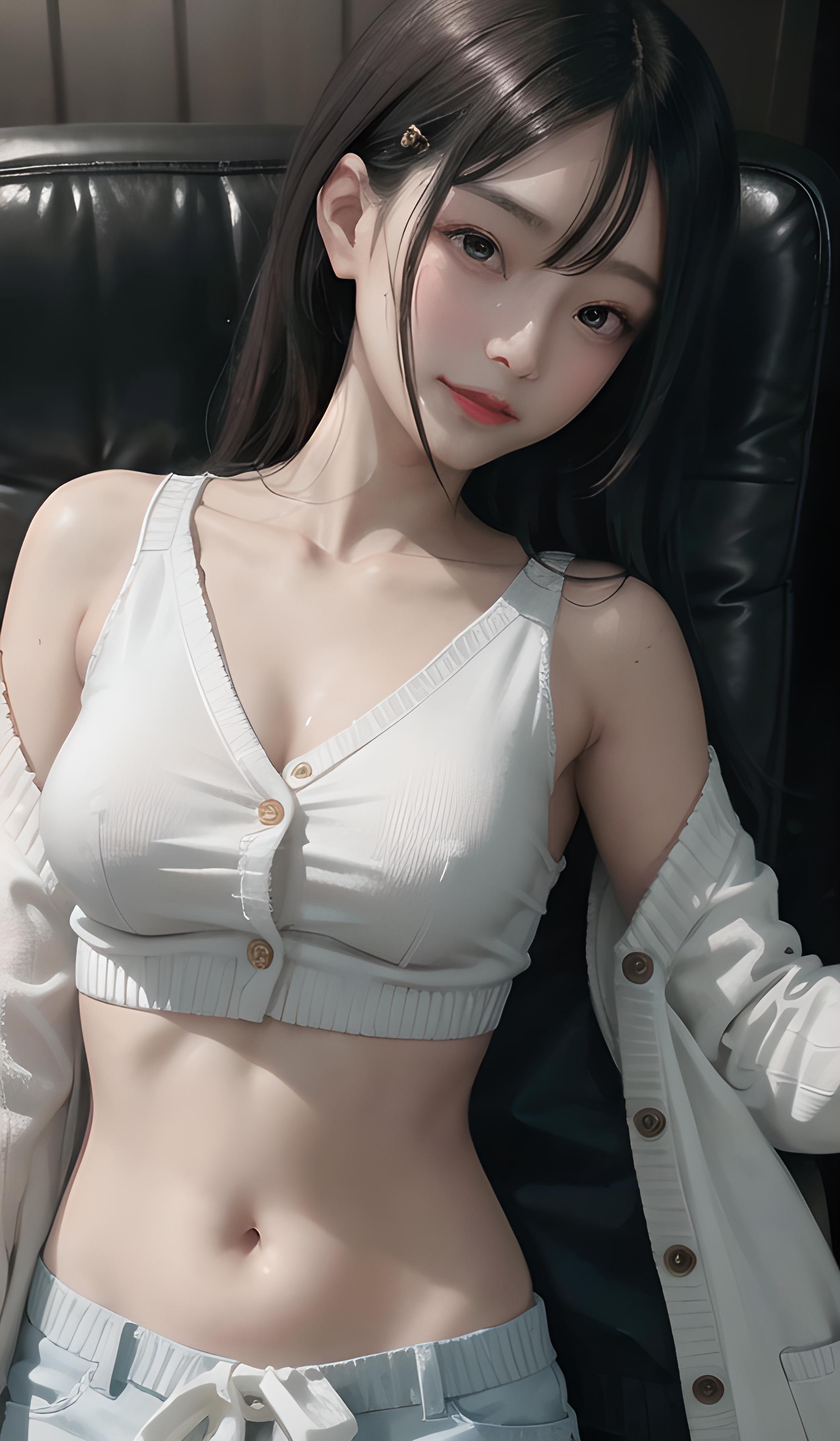 性感长发美女