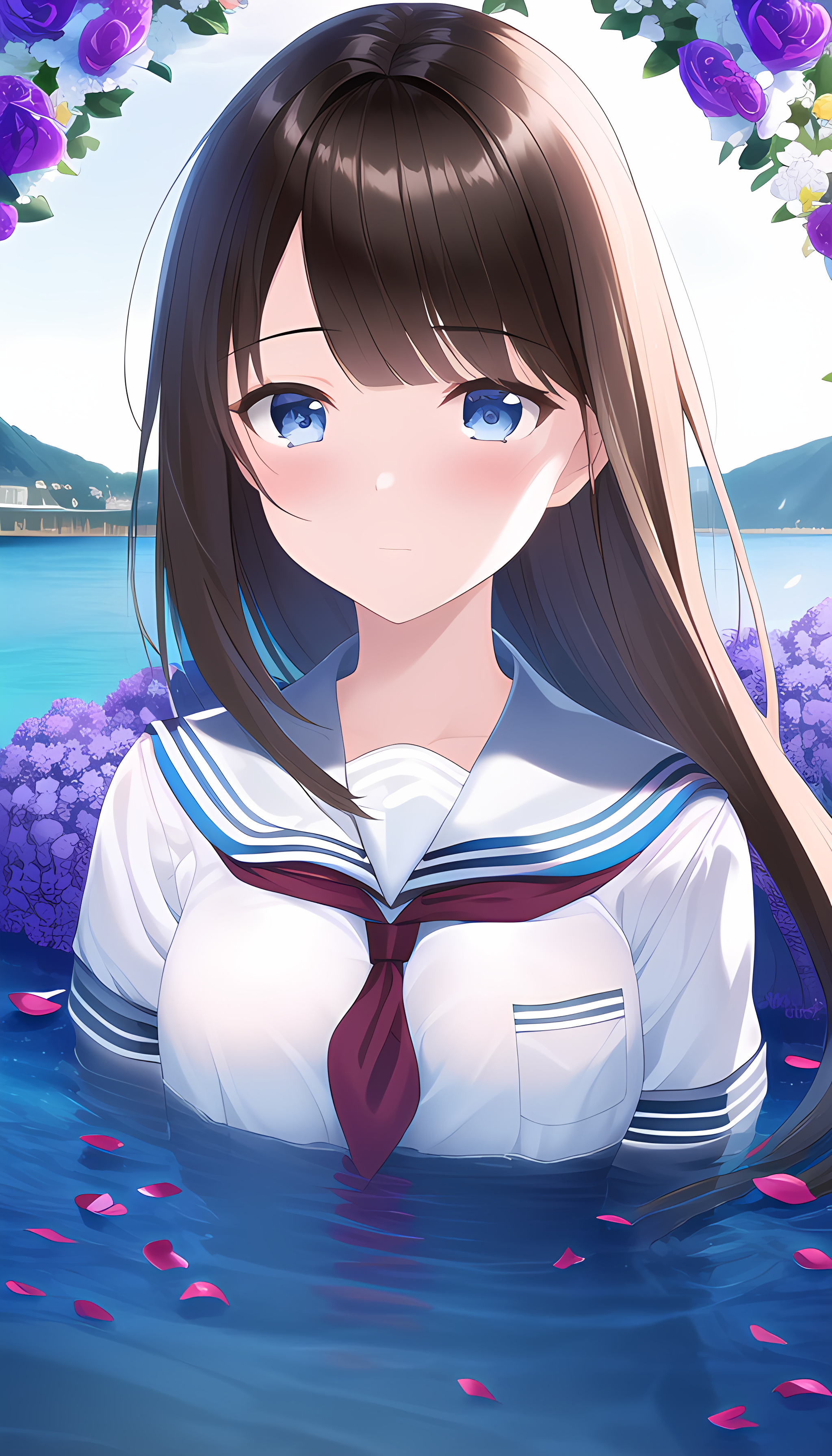 少女花海