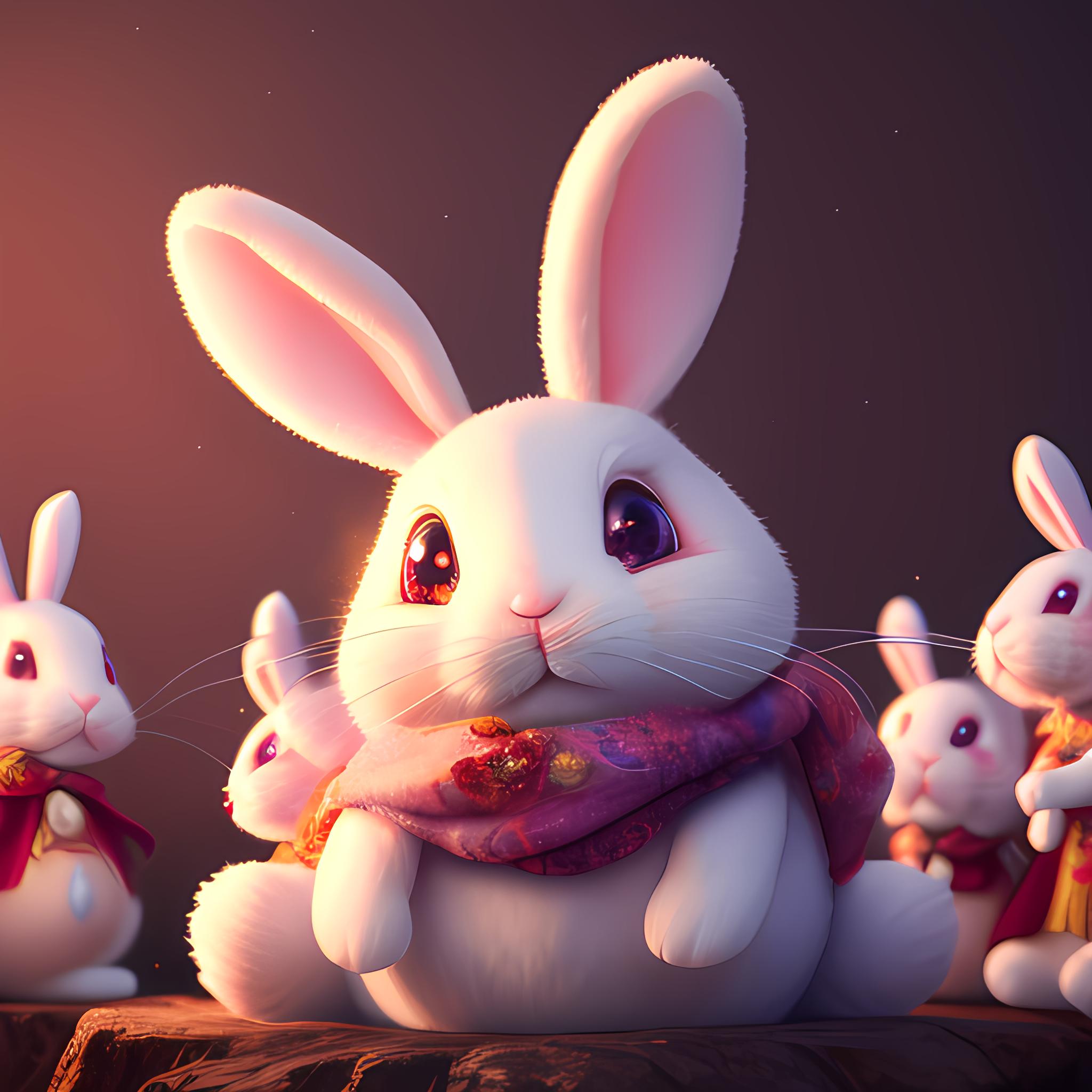 好多兔子