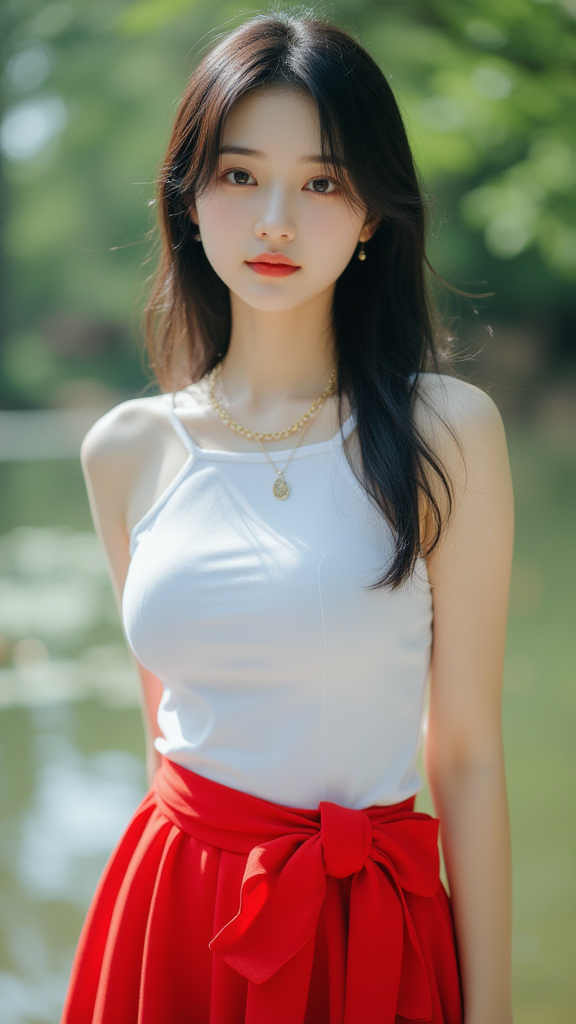 吊带背心女孩
