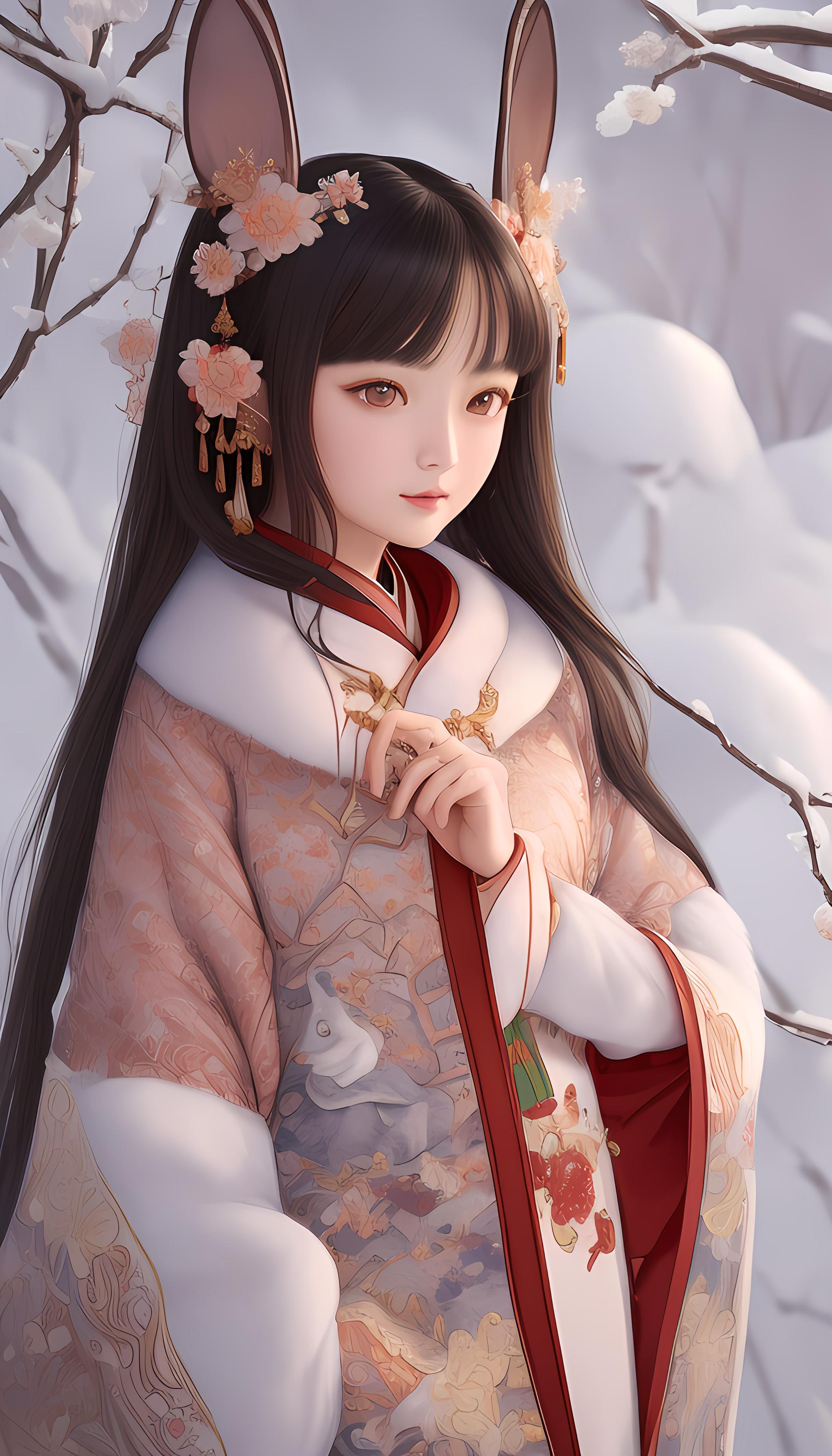 雪兔少女