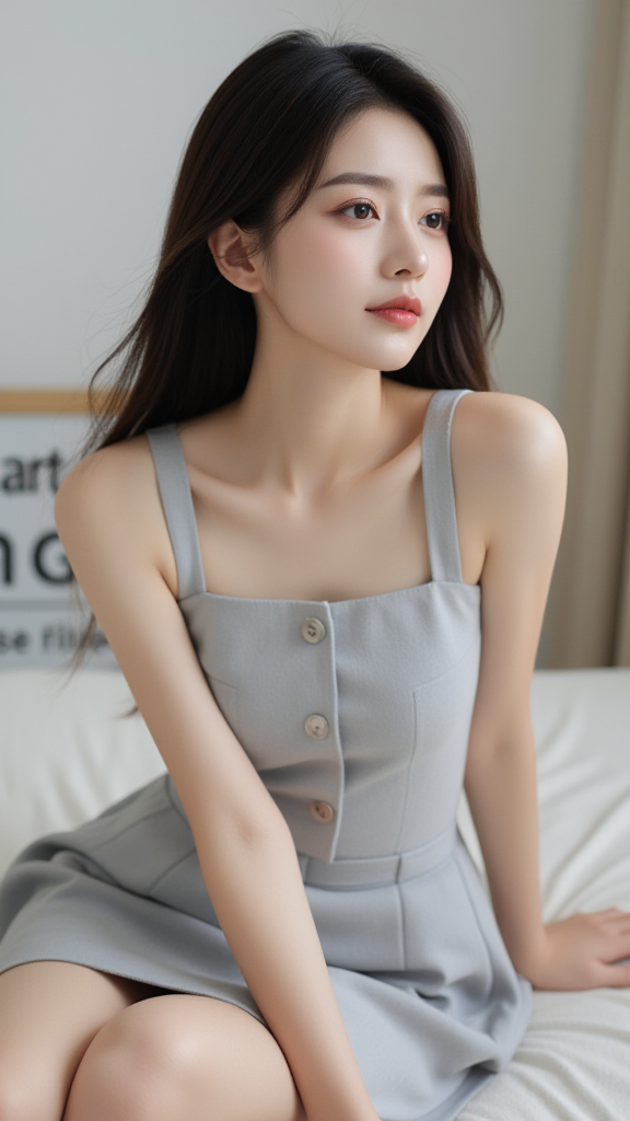 美丽锁骨女孩